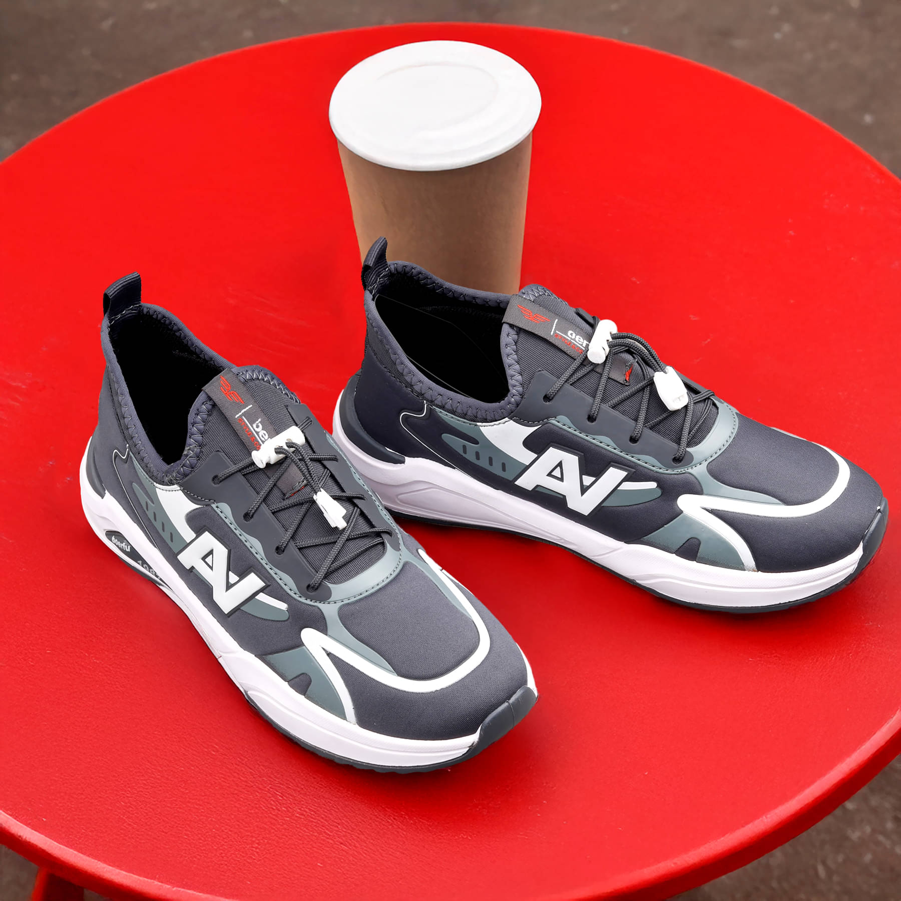     			Jynx Dark Grey Men's Lifestyle Shoes