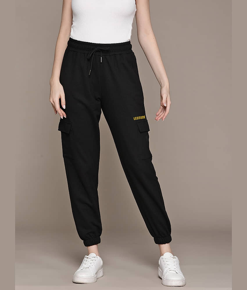 Sassafras Pack of Cotton Blend Regular Women's Joggers Yellow