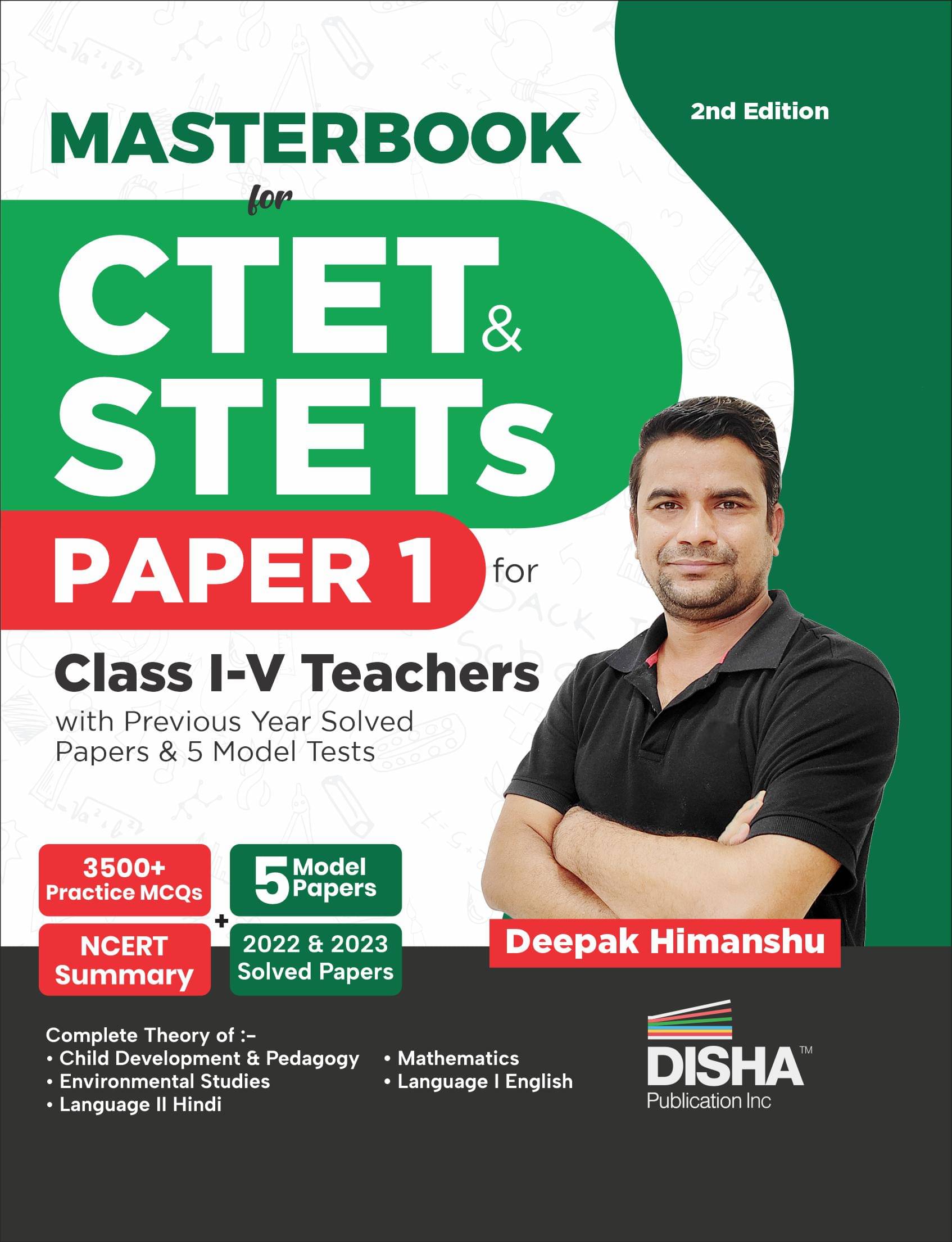 Masterbook for CTET & STETs Paper 1 for Class 1 - 5 Teachers with Previous Year Solved Papers & 5 Model Tests 2nd English Edition | Child, Development Masterbook for CTET & STETs Paper 1 for Class 1 - 5 Teachers with Previous Year Solved Papers & 5 Model Tests 2nd English Edition | Child, Development