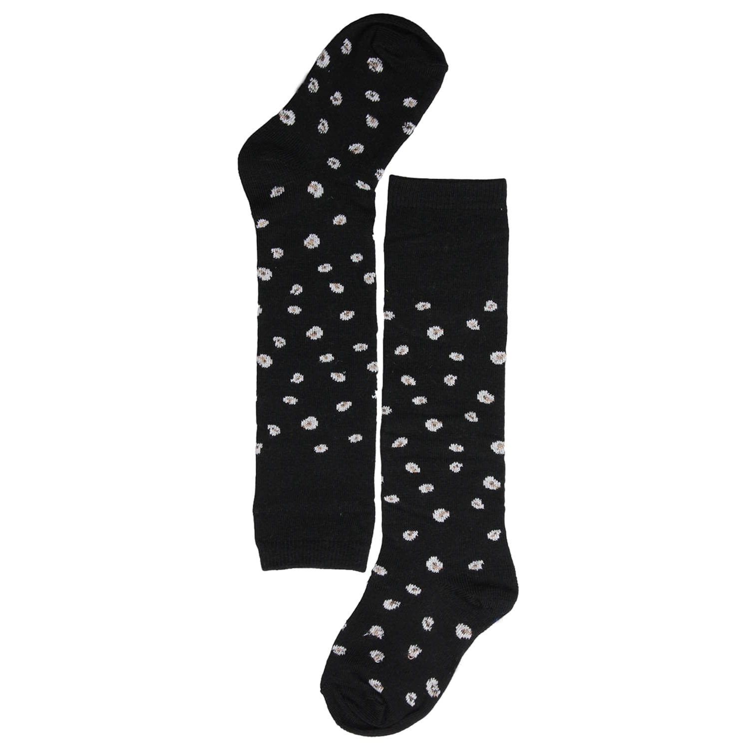     			Neska Moda Pack of 1 Unisex for Baby Cotton Full Length Socks ( Black )