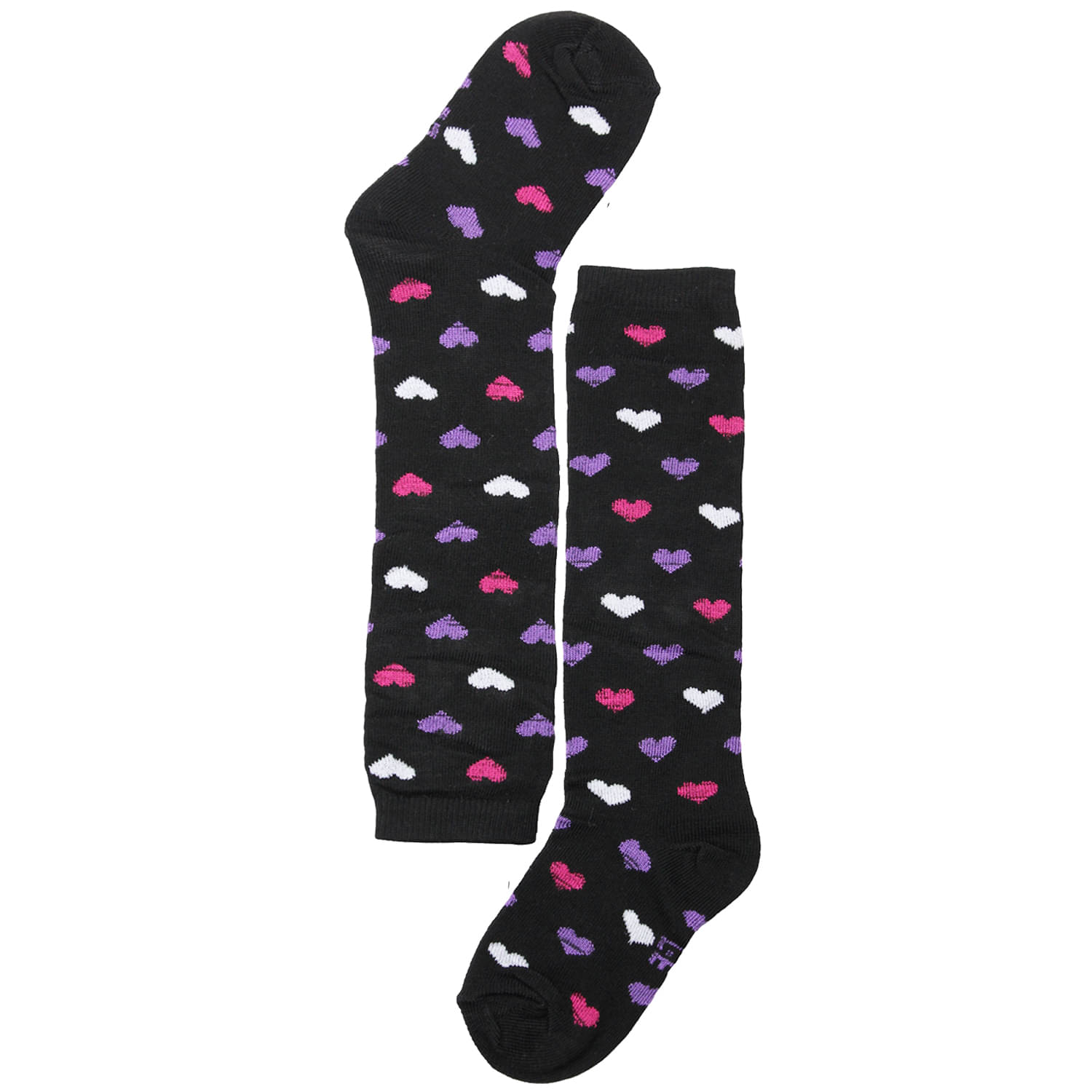     			Neska Moda Pack of 1 Baby Girls Cotton Full Length Socks ( Black )