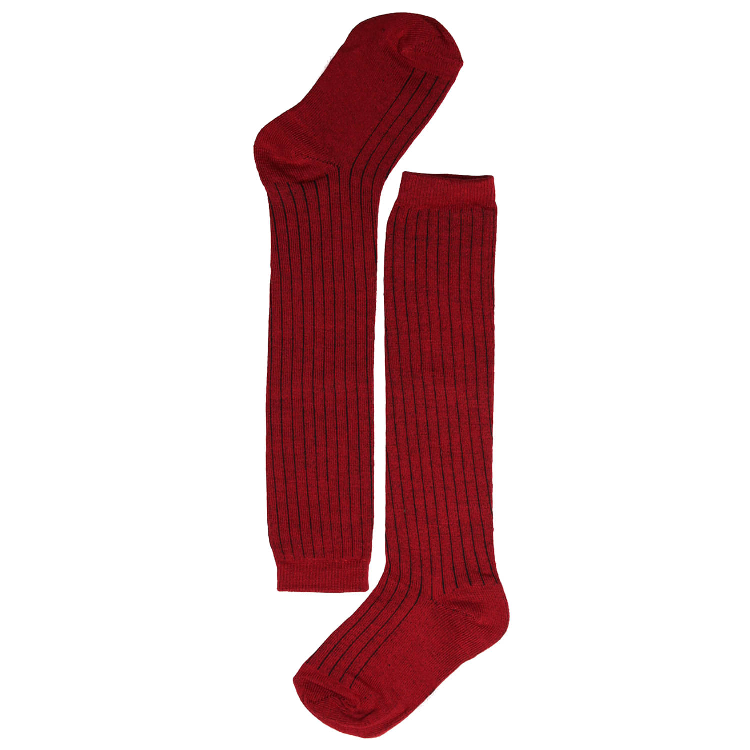     			Neska Moda Pack of 1 Unisex for Baby Cotton Full Length Socks ( Red )