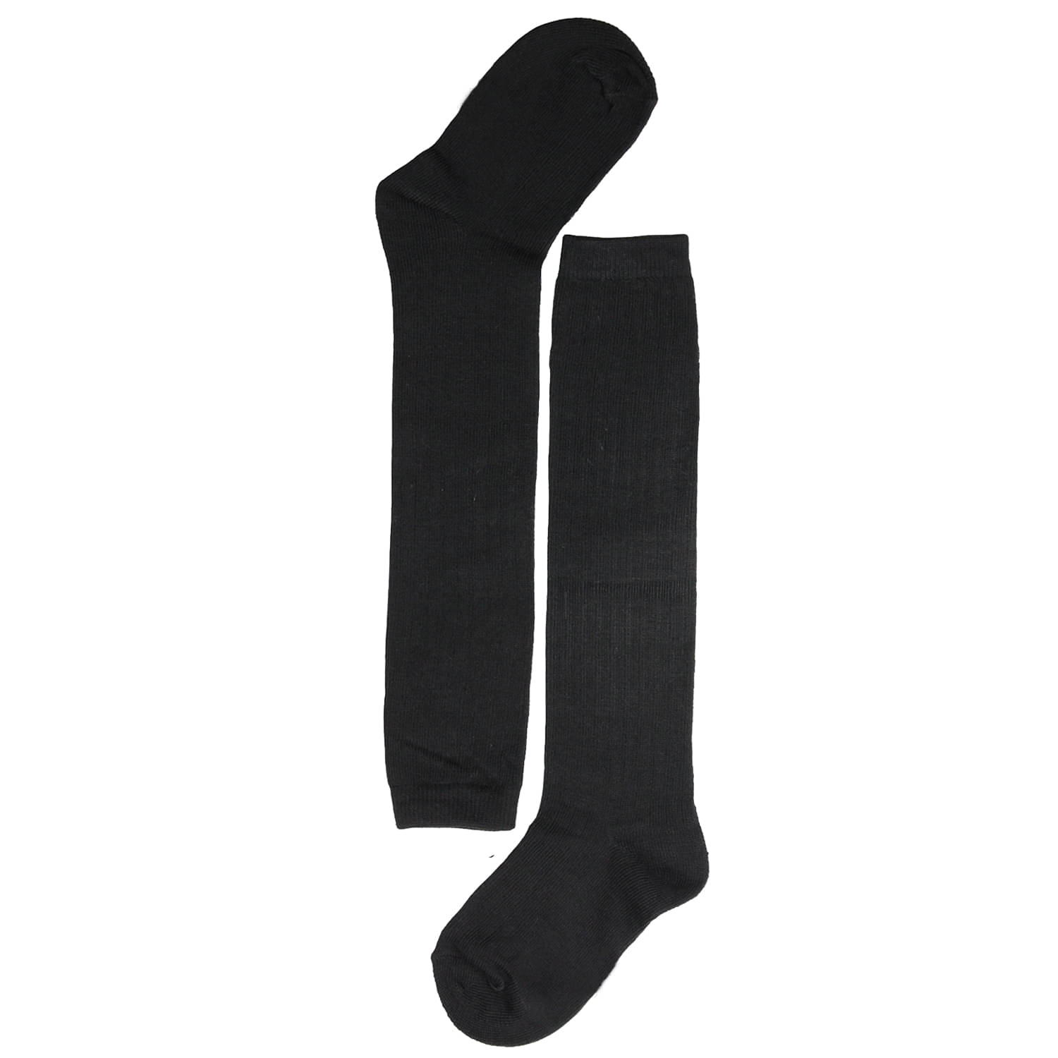     			Neska Moda Pack of 1 Unisex for Baby Cotton Full Length Socks ( Black )