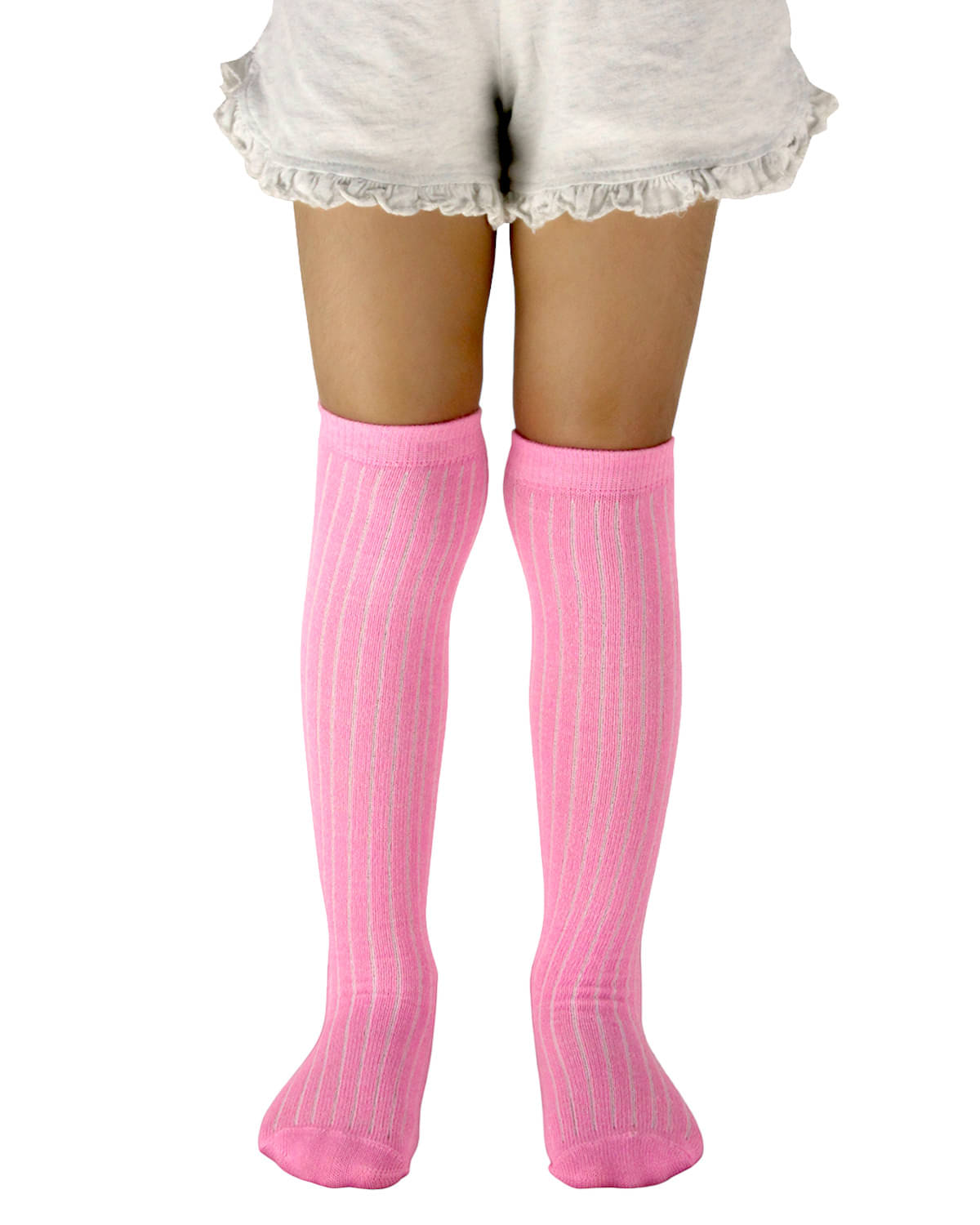     			Neska Moda Pack of 1 Unisex for Baby Cotton Full Length Socks ( Pink )