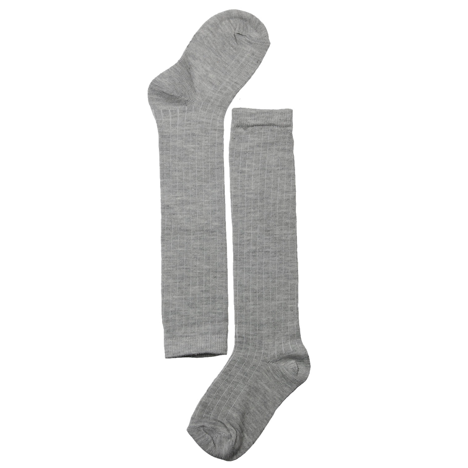     			Neska Moda Pack of 1 Unisex for Baby Cotton Full Length Socks ( Grey )
