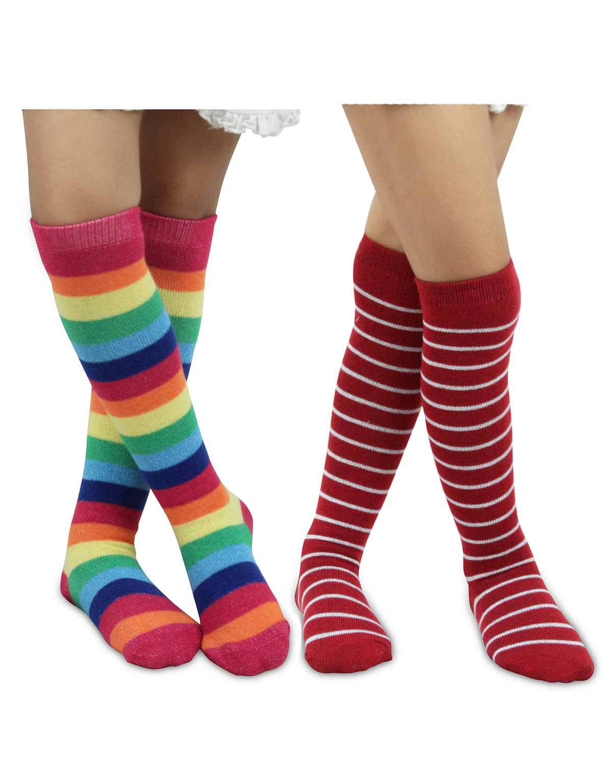     			Neska Moda Pack of 2 Unisex for Baby Cotton Full Length Socks ( Multi )