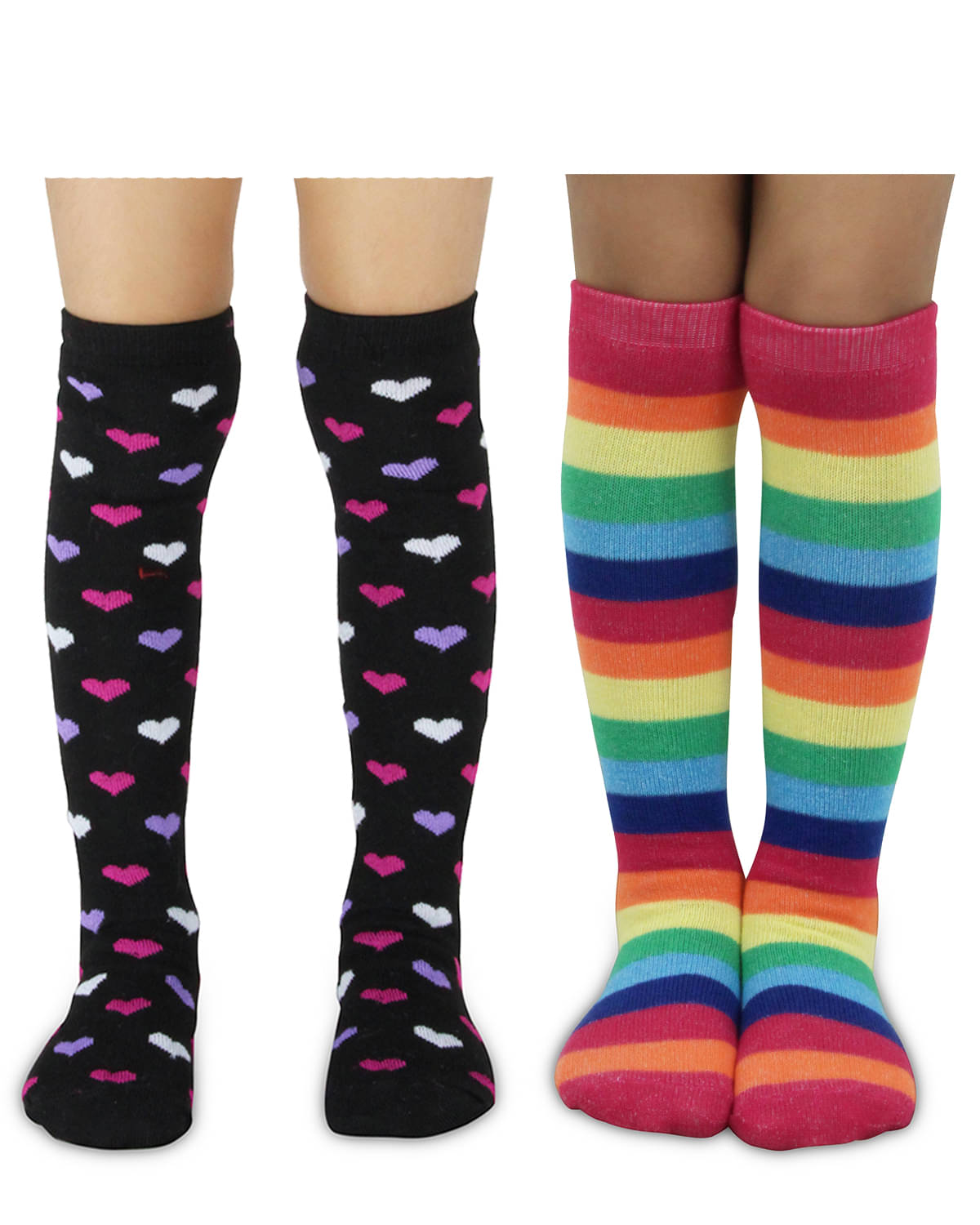     			Neska Moda Pack of 2 Unisex for Baby Cotton Full Length Socks ( Multi )