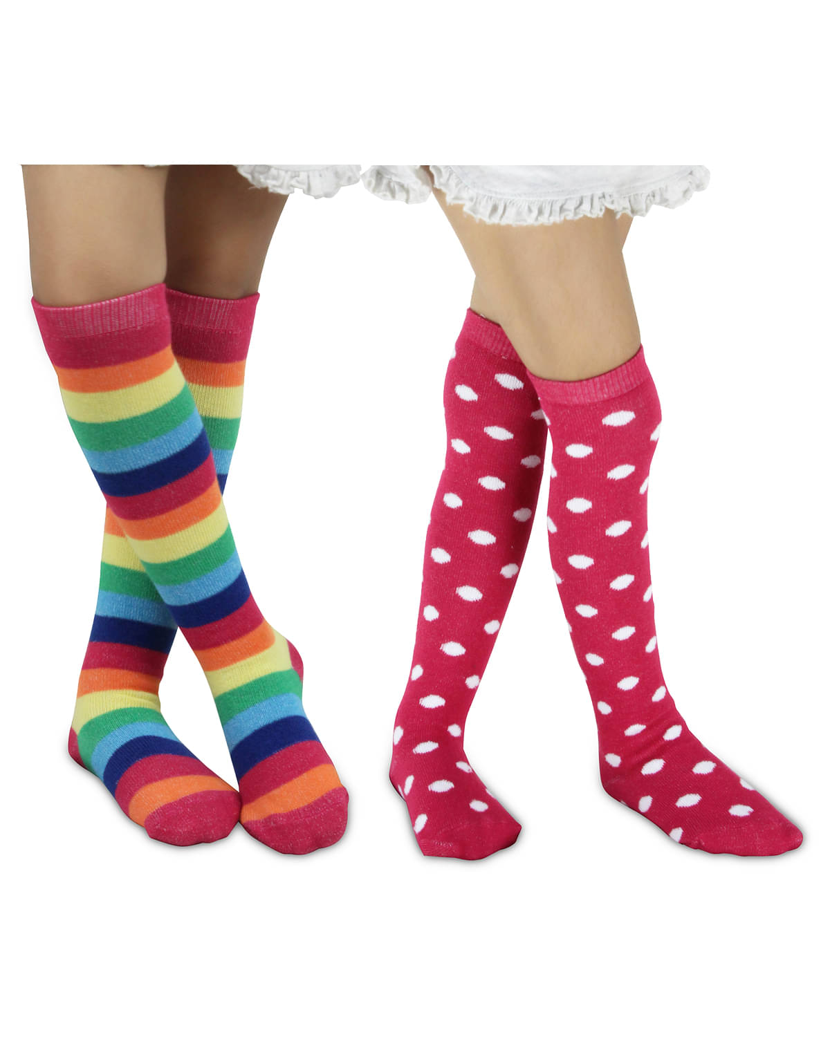    			Neska Moda Pack of 2 Unisex for Baby Cotton Full Length Socks ( Multi )