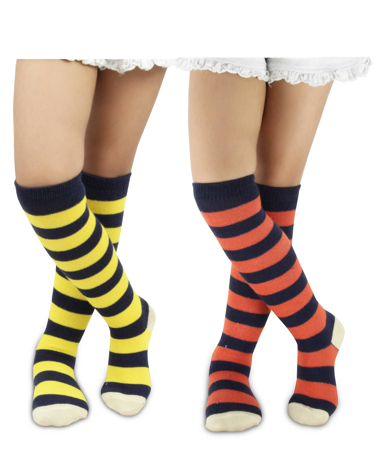    			Neska Moda Pack of 2 Unisex for Baby Cotton Full Length Socks ( Multi )