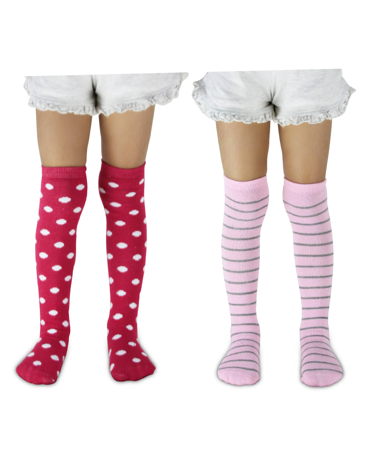     			Neska Moda Pack of 2 Unisex for Baby Cotton Full Length Socks ( Multi )