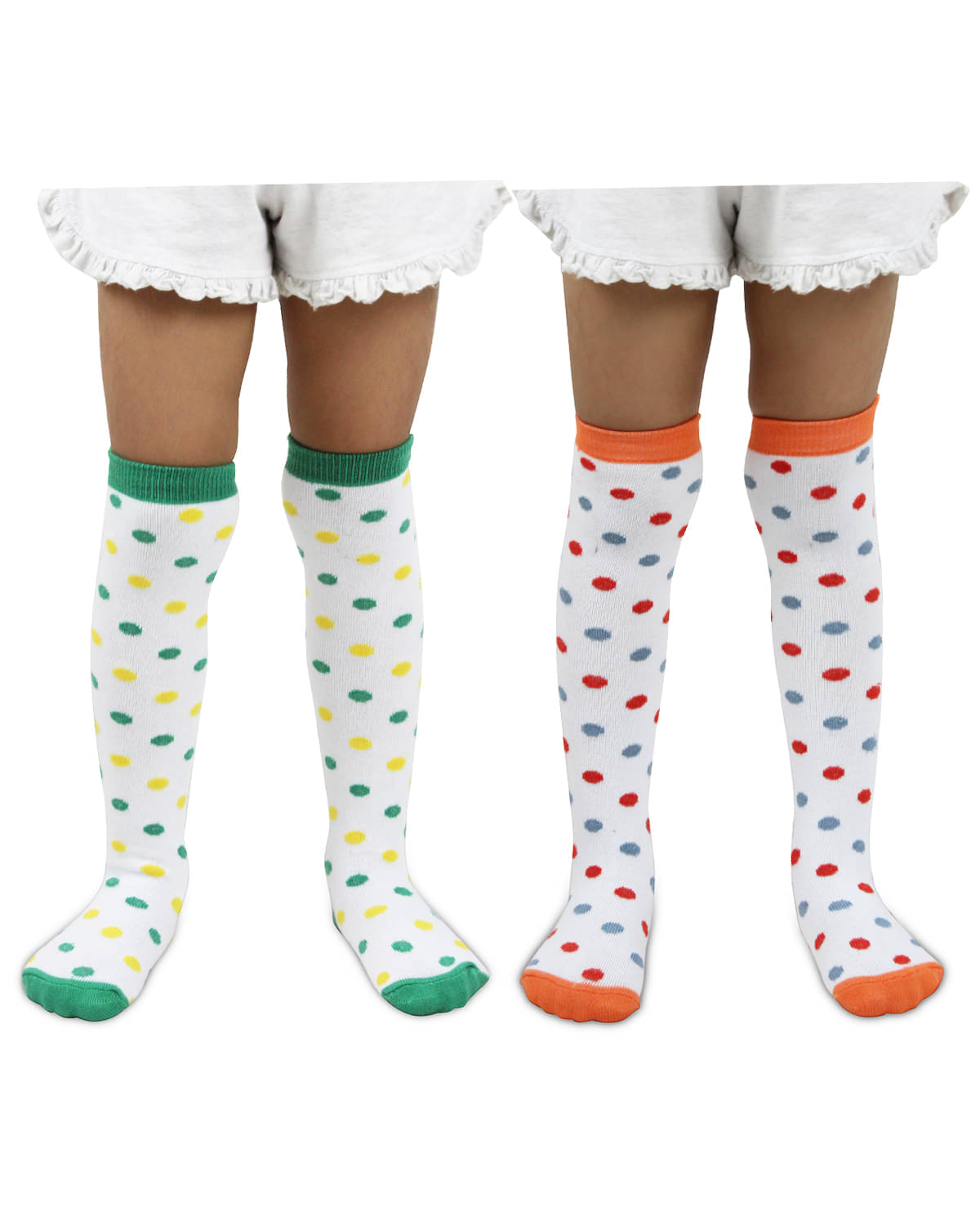     			Neska Moda Pack of 2 Unisex for Baby Cotton Full Length Socks ( Multi )