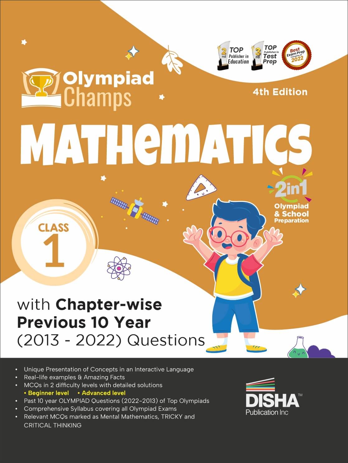 Olympiad Champs Mathematics Class 1 with Chapter-wise Previous 10 Year (2013 - 2022) Questions 4th Edition | Complete Prep Guide with Theory, PYQs, Past & Practice Exercise | Olympiad Champs Mathematics Class 1 with Chapter-wise Previous 10 Year (2013 - 2022) Questions 4th Edition | Complete Prep Guide with Theory, PYQs, Past & Practice Exercise |