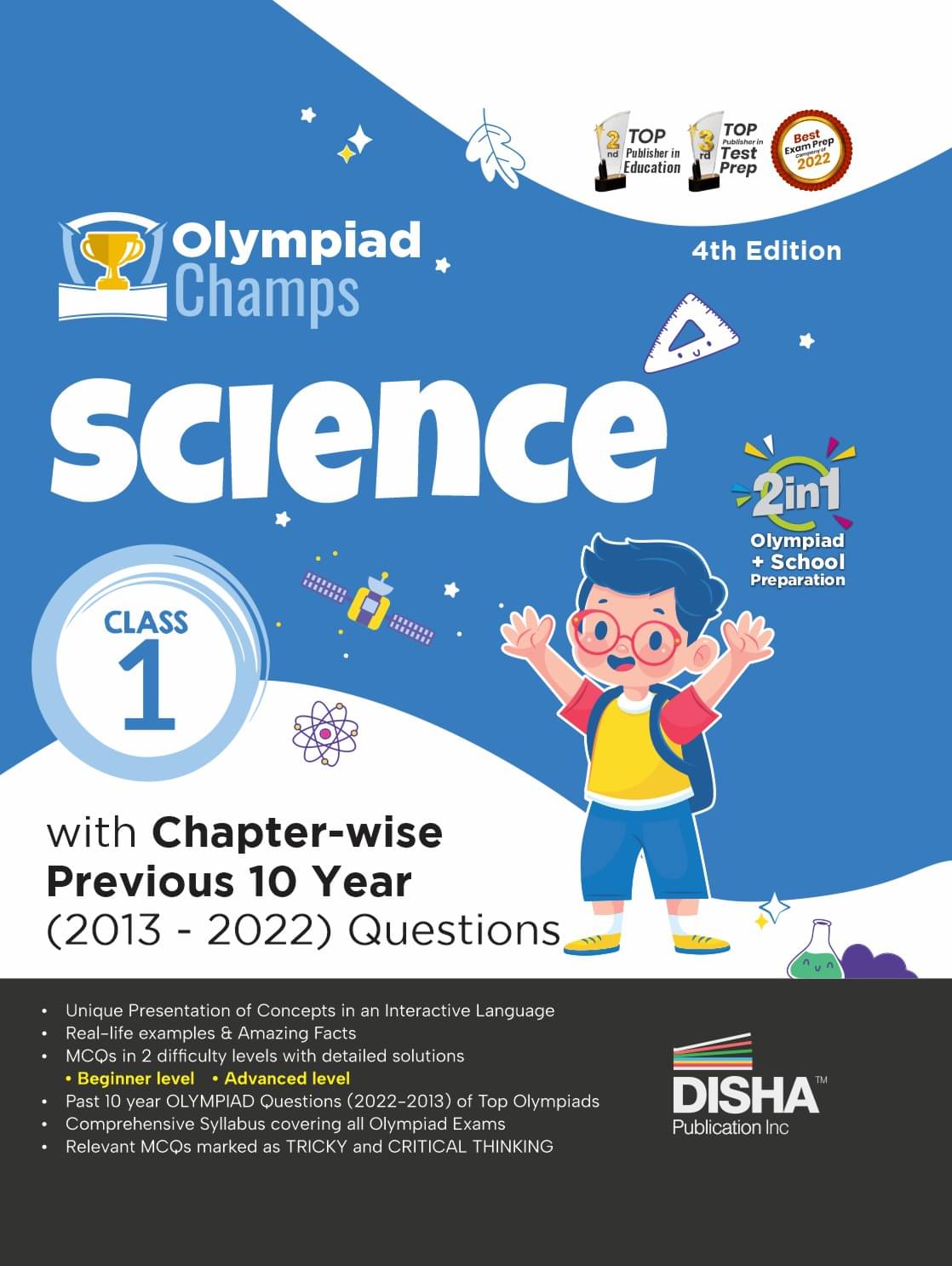 Olympiad Champs Science Class 1 with Chapter-wise Previous 10 Year (2013 - 2022) Questions 4th Edition | Complete Prep Guide with Theory, PYQs, Past & Practice Exercise | Olympiad Champs Science Class 1 with Chapter-wise Previous 10 Year (2013 - 2022) Questions 4th Edition | Complete Prep Guide with Theory, PYQs, Past & Practice Exercise |