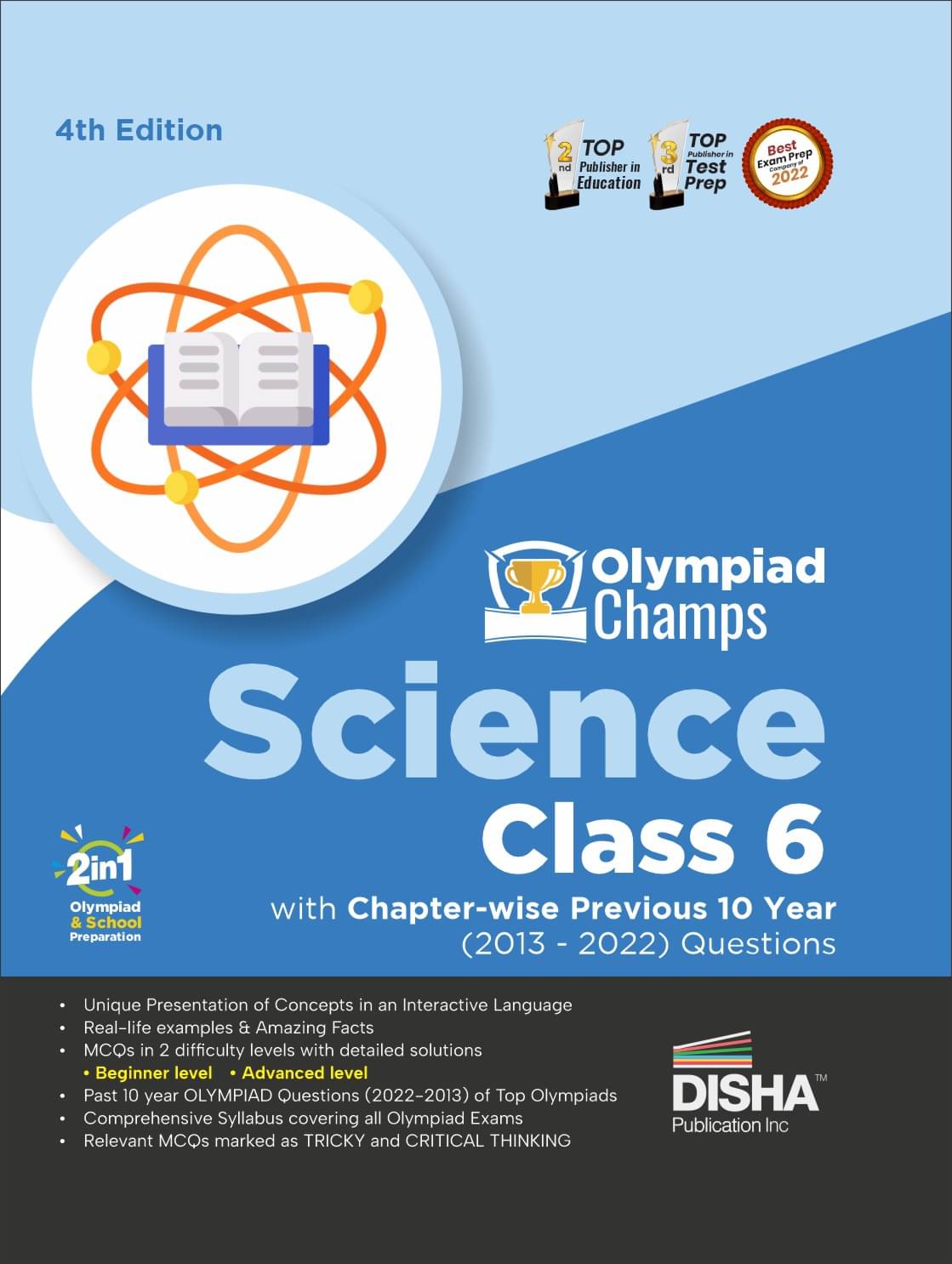 Olympiad Champs Science Class 6 with Chapter-wise Previous 10 Year (2013 - 2022) Questions 4th Edition | Complete Prep Guide with Theory, PYQs, Past & Practice Exercise | Olympiad Champs Science Class 6 with Chapter-wise Previous 10 Year (2013 - 2022) Questions 4th Edition | Complete Prep Guide with Theory, PYQs, Past & Practice Exercise |