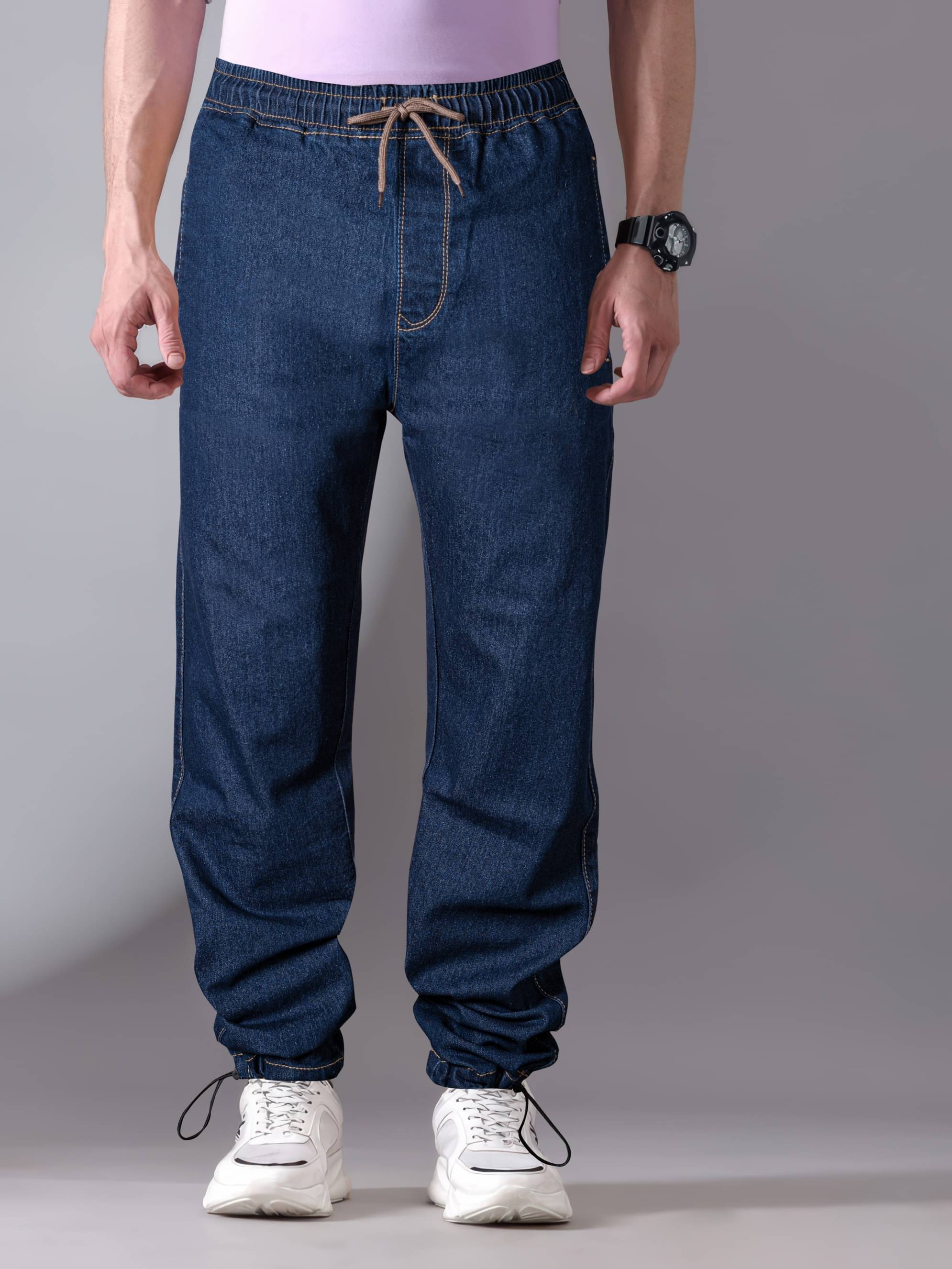     			RIG BONE Jogger Men's Jeans - Dark Blue ( Pack of 1 )