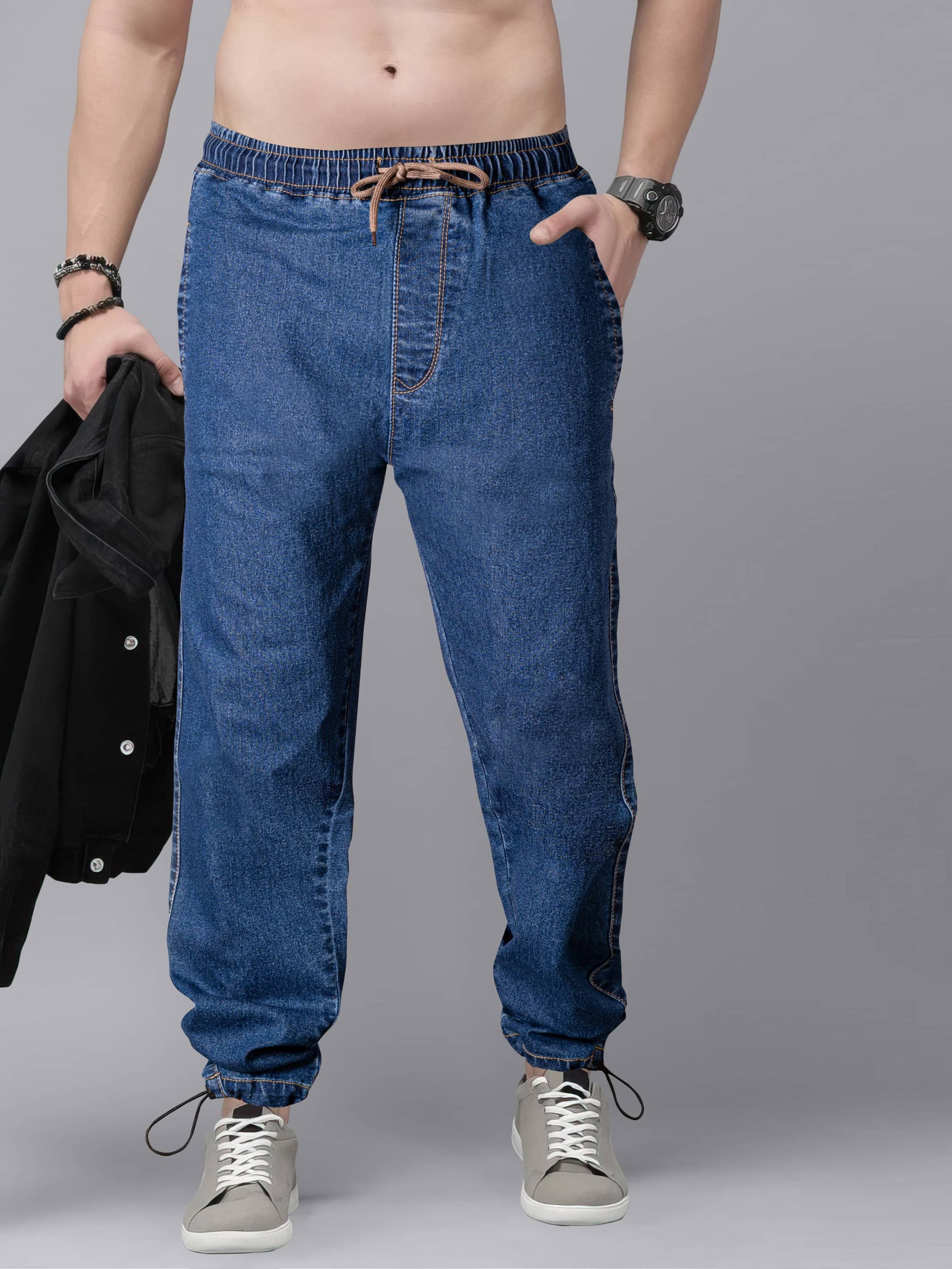 RIG BONE Men's Jeans - Navy Blue ( Pack of 1 ) - Jeans | Buy online on ZillyBuy