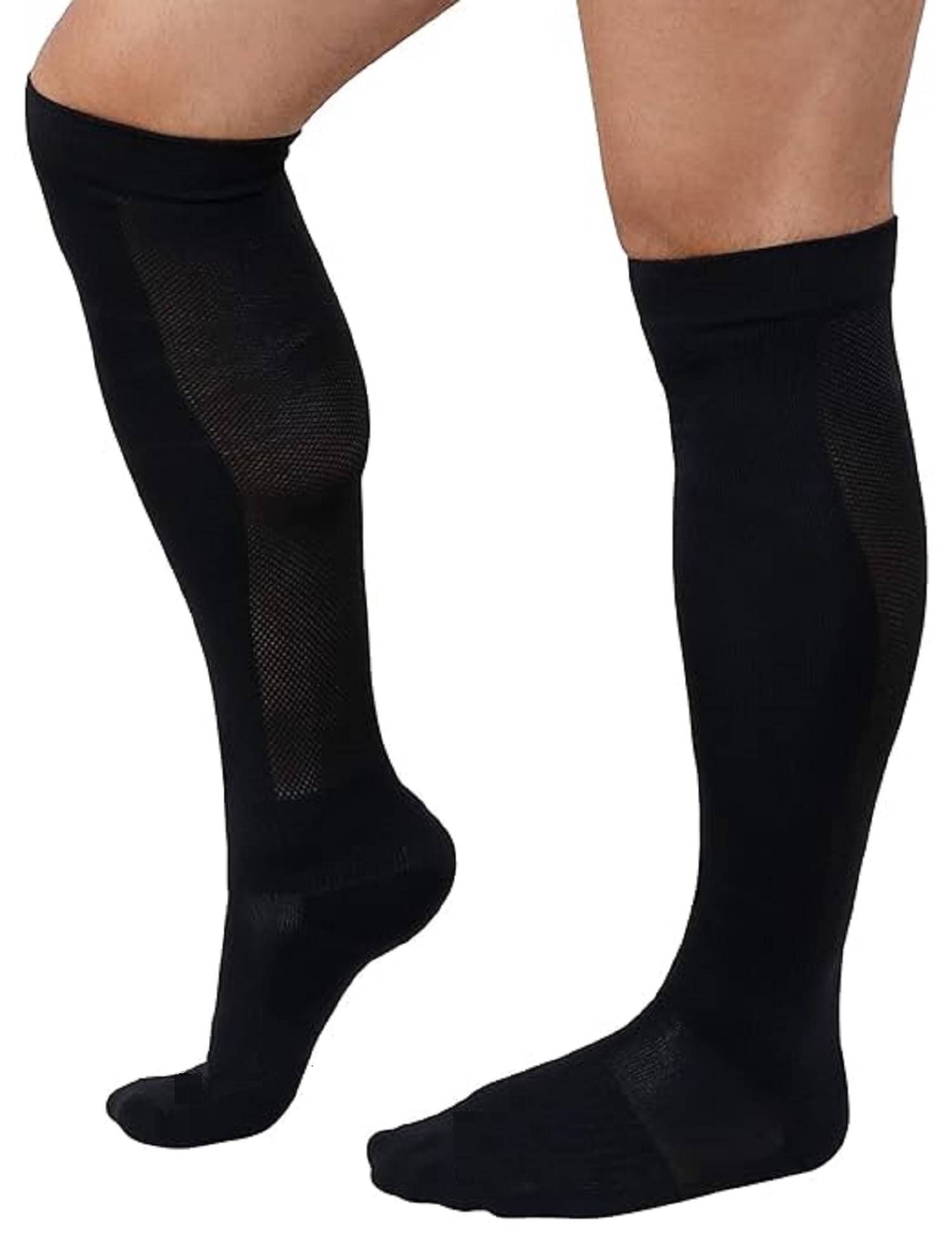 Shopeleven Pack of 1 Men's Cotton Blend Full Length Socks ( Black )     			Shopeleven Pack of 1 Men's Cotton Blend Full Length Socks ( Black )
