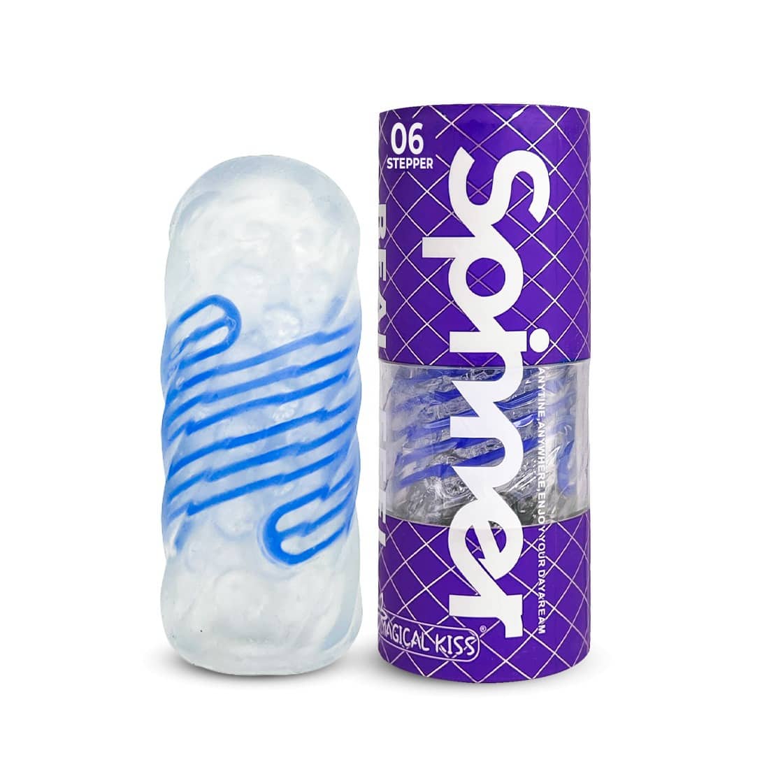 Spinner Reusable Transparent pocket pussy Male Masturbator- High Quality Silicone Safe Male Masturbator By Kamyog