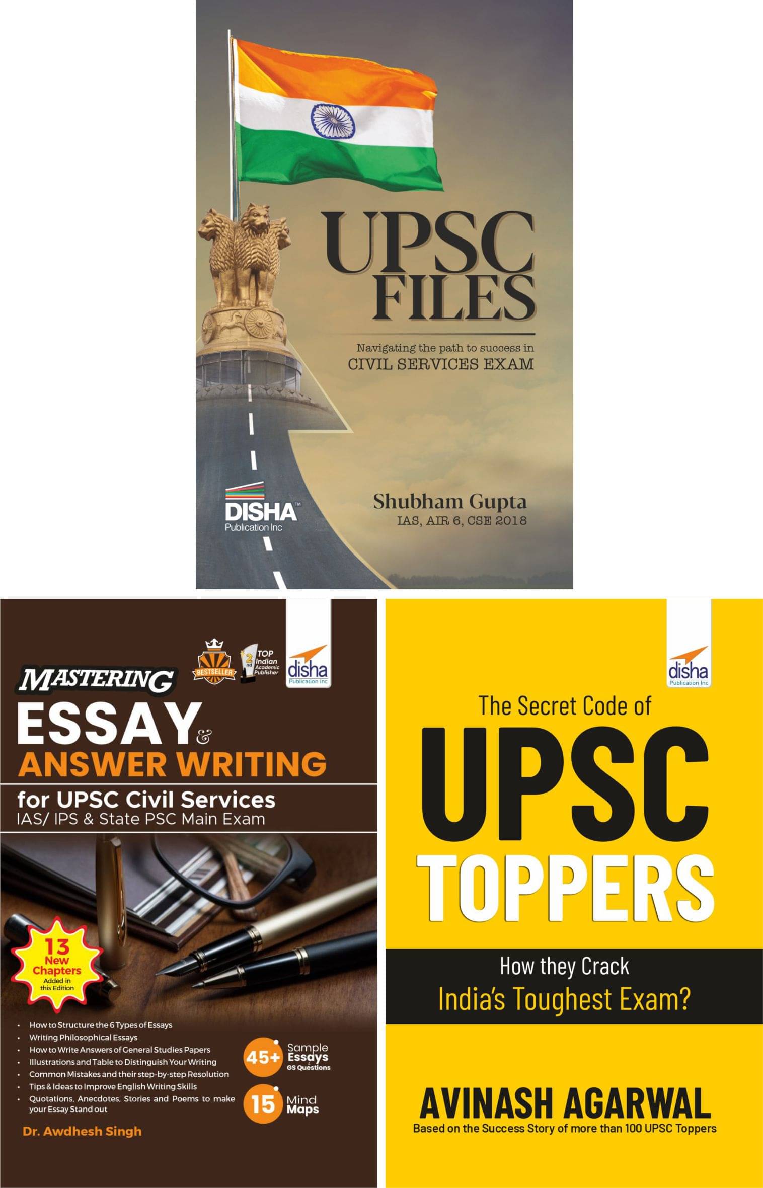 UPSC Master Class Combo (set of 3 Books) - UPSC Files, Toppers' Secret Code, Mastering Essay & Answer Writing for Civil Services IAS Prelim & Main | S UPSC Master Class Combo (set of 3 Books) - UPSC Files, Toppers' Secret Code, Mastering Essay & Answer Writing for Civil Services IAS Prelim & Main | S