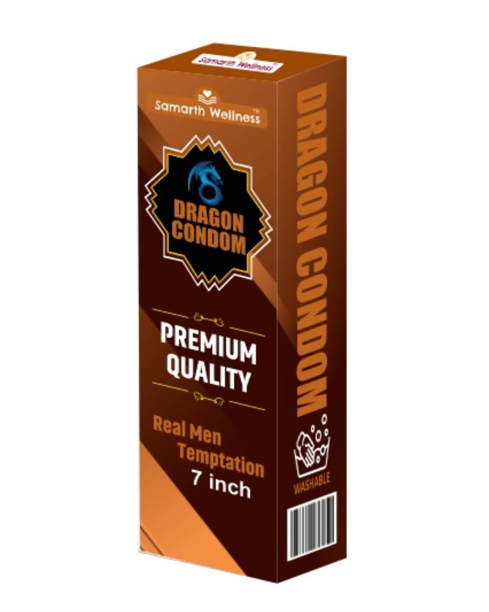Dragon Condom For Men 7 Inches | Silicon Condom For Men