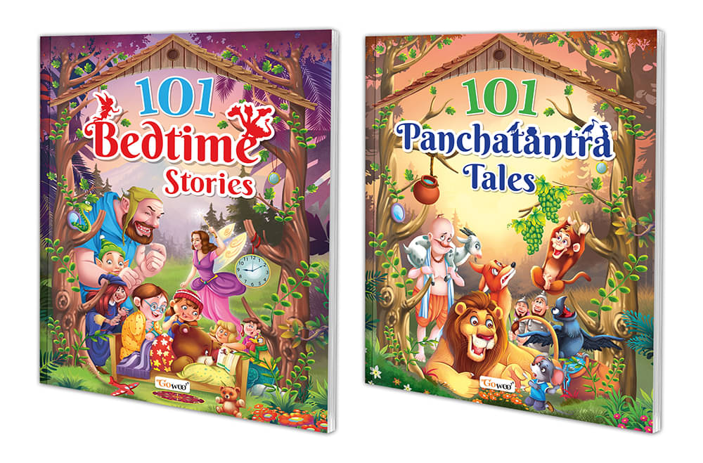 101 Bedtime Stories and 101 Panchatantra Tales (Ages 3-12) (Paperback) : Children learning story book, Nighttime tales, Story book for young readers, Bedtime story book | Pack of 2 Story Books     			101 Bedtime Stories and 101 Panchatantra Tales (Ages 3-12) (Paperback) : Children learning story book, Nighttime tales, Story book for young readers, Bedtime story book | Pack of 2 Story Books