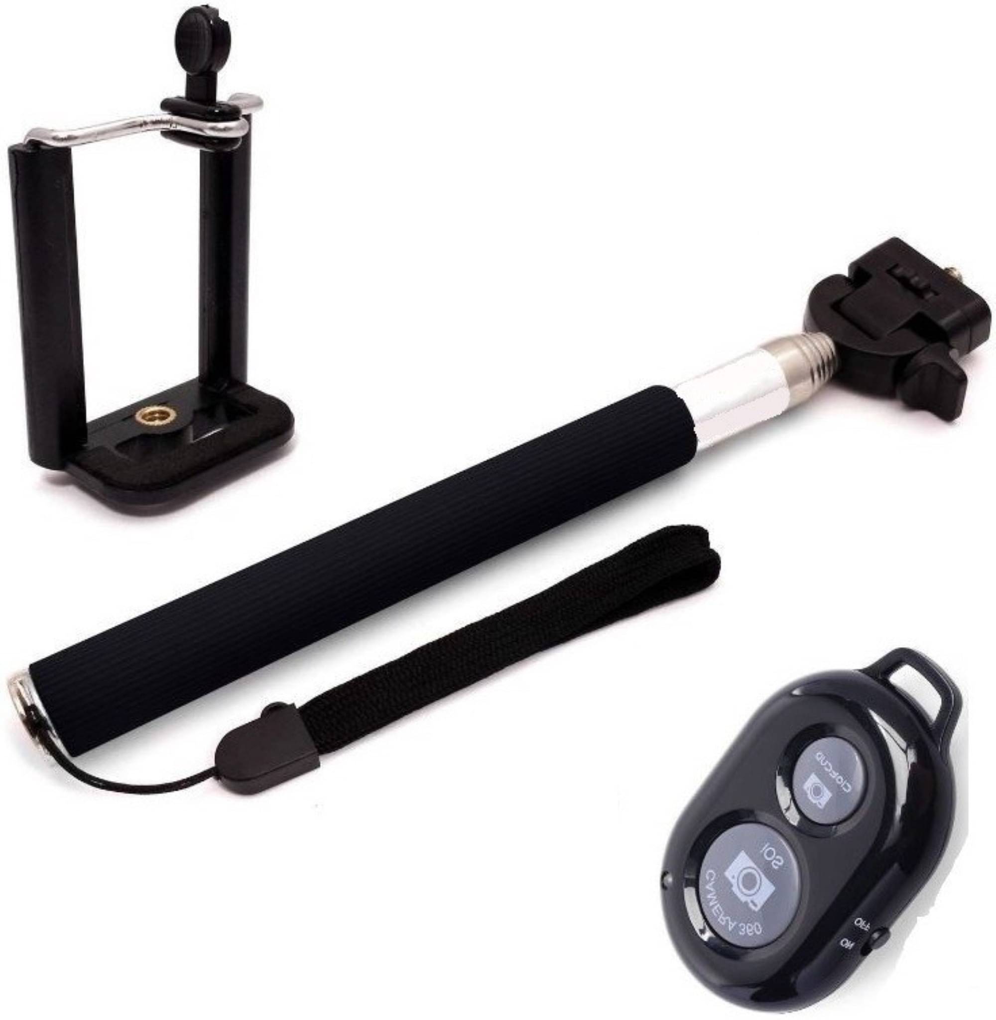     			A Connect Z Bluetooth Selfie Stick ( Black )