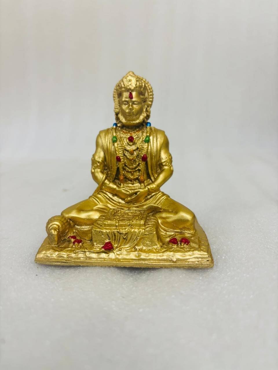     			AFTERSTITCH Lord hanuman ji reading book idol statue for car deshboard Puja Gift home decor God 10 cm  (Pack of 1)