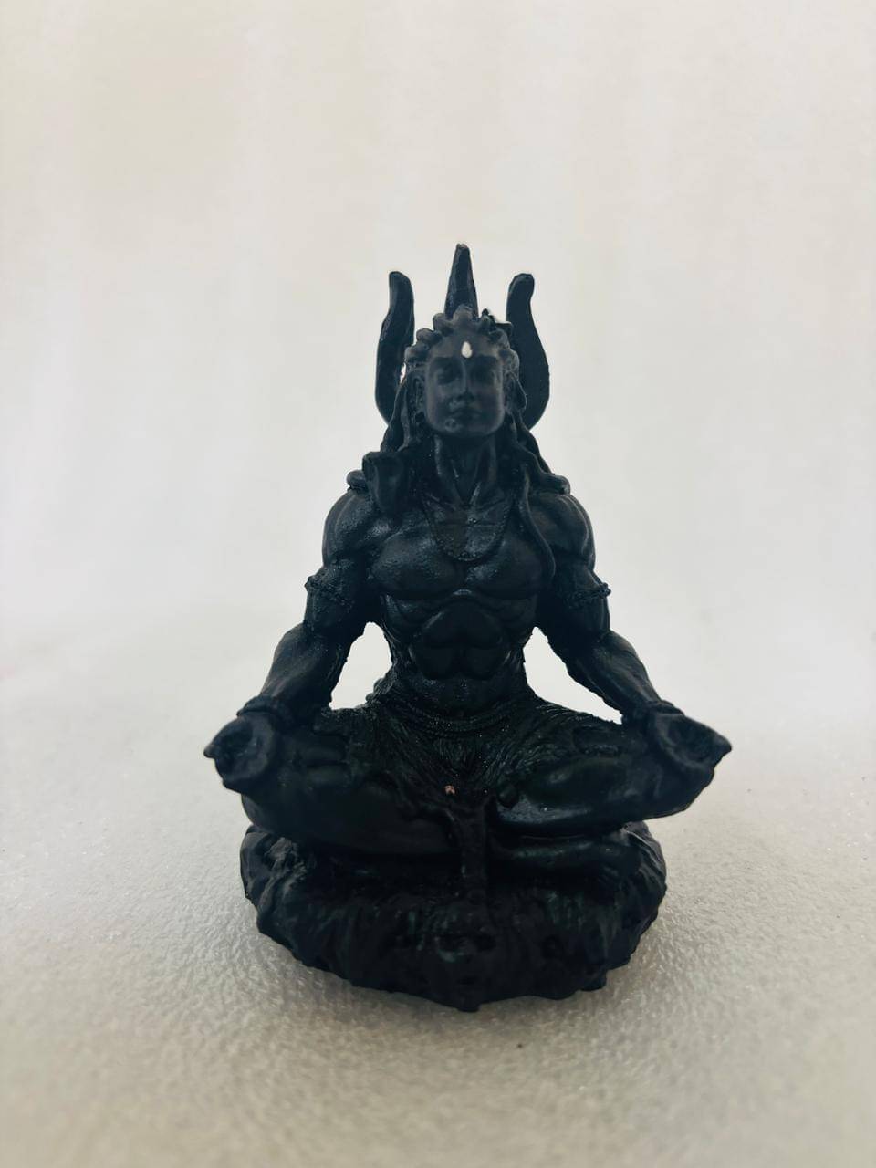     			AFTERSTITCH God Shiva Aadi yogi Showpiece Lord idols For Car Dashboard Accessories Metal  (Pack of 1)
