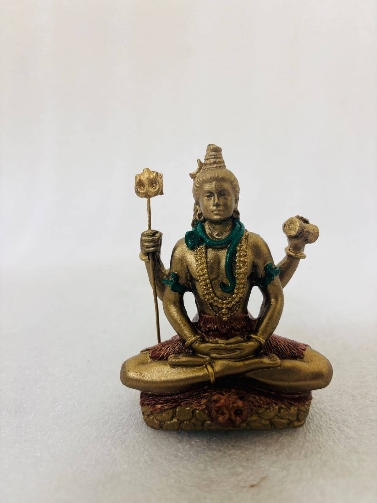     			AFTERSTITCH lord shiva idol statue for car deshboard home office temple decor God Figurines 9 cm  (Pack of 1)