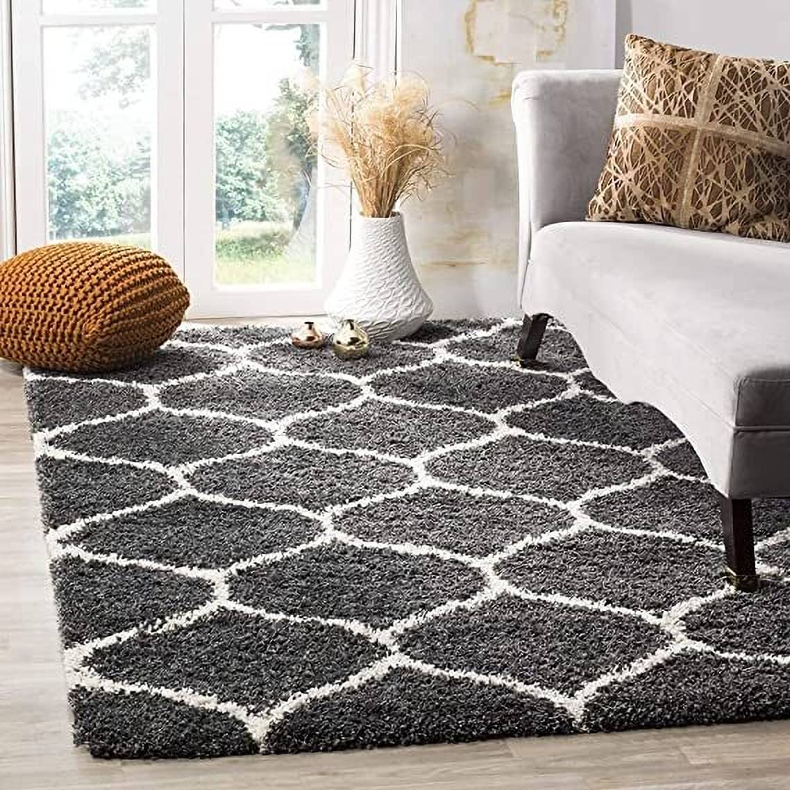     			ANABIA CARPET Multi Polyester Carpet Geometrical 3x5 Ft