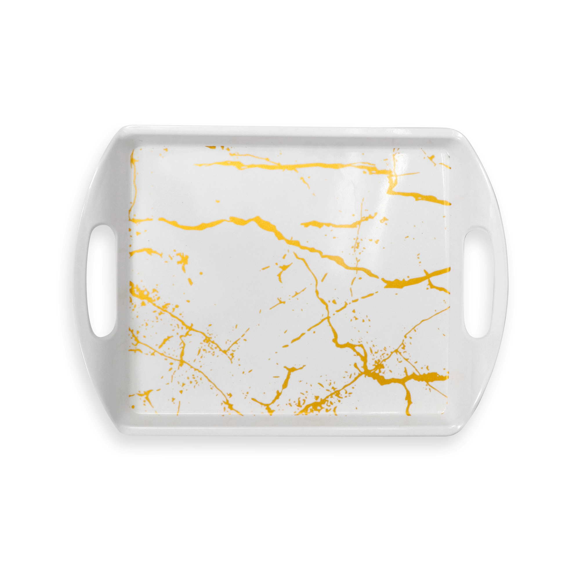     			ARIYA ARI-AT-546-M15-PC-1 Printed Melamine Serving Tray 500 ml Multicolor ( Set of 1 )