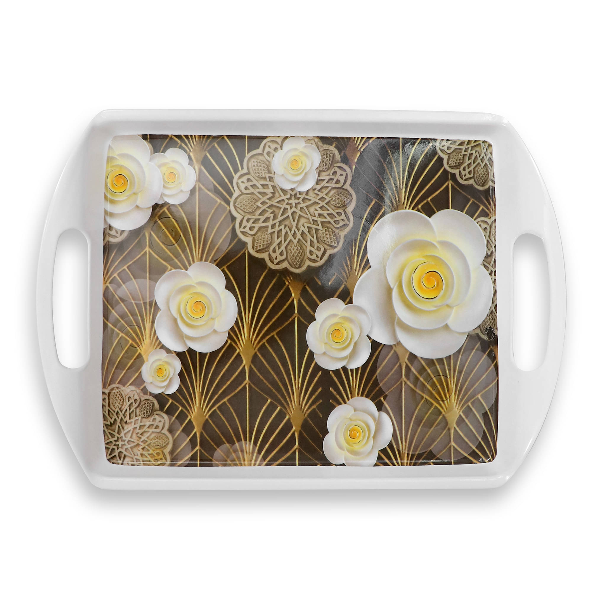 ARIYA ARI-AT-546-M6-PC-1 Printed Melamine Serving Plate 500 ml Multicolor ( Set of 1 ) ARIYA ARI-AT-546-M6-PC-1 Printed Melamine Serving Plate 500 ml Multicolor ( Set of 1 )