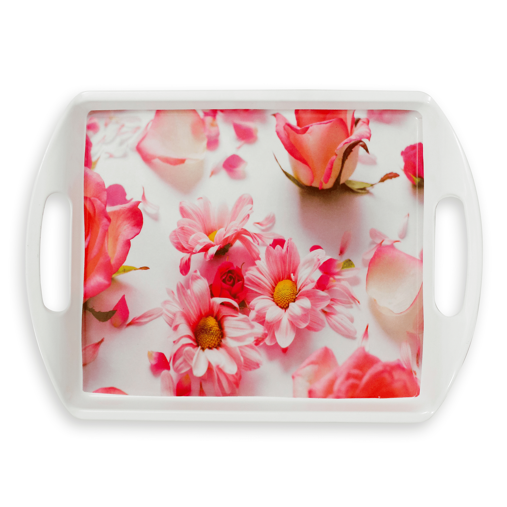     			ARIYA ARI-AT-546-M9-PC-1 Printed Melamine Serving Plate 500 ml Multicolor ( Set of 1 )