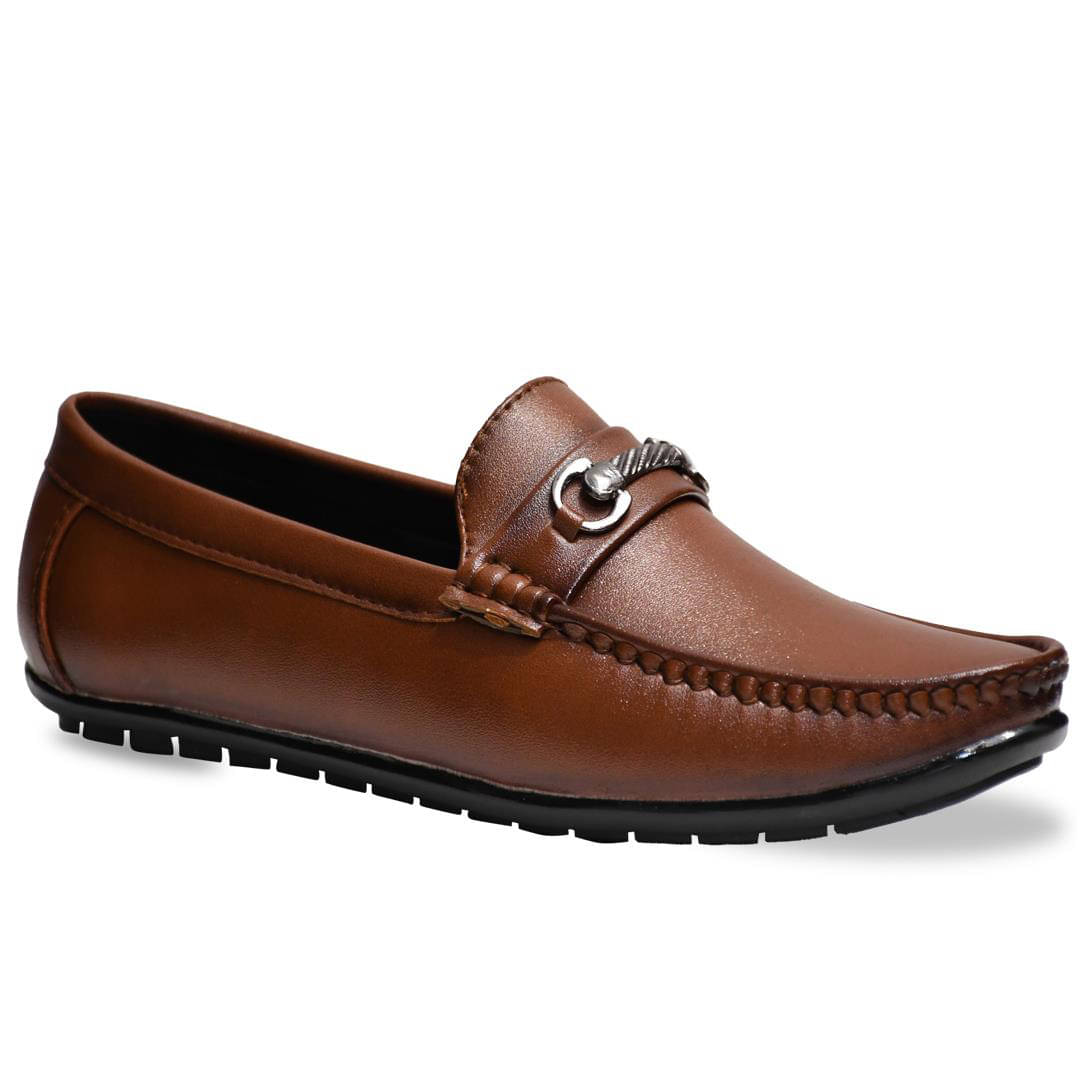    			ATERNA Tan Men's Slip on