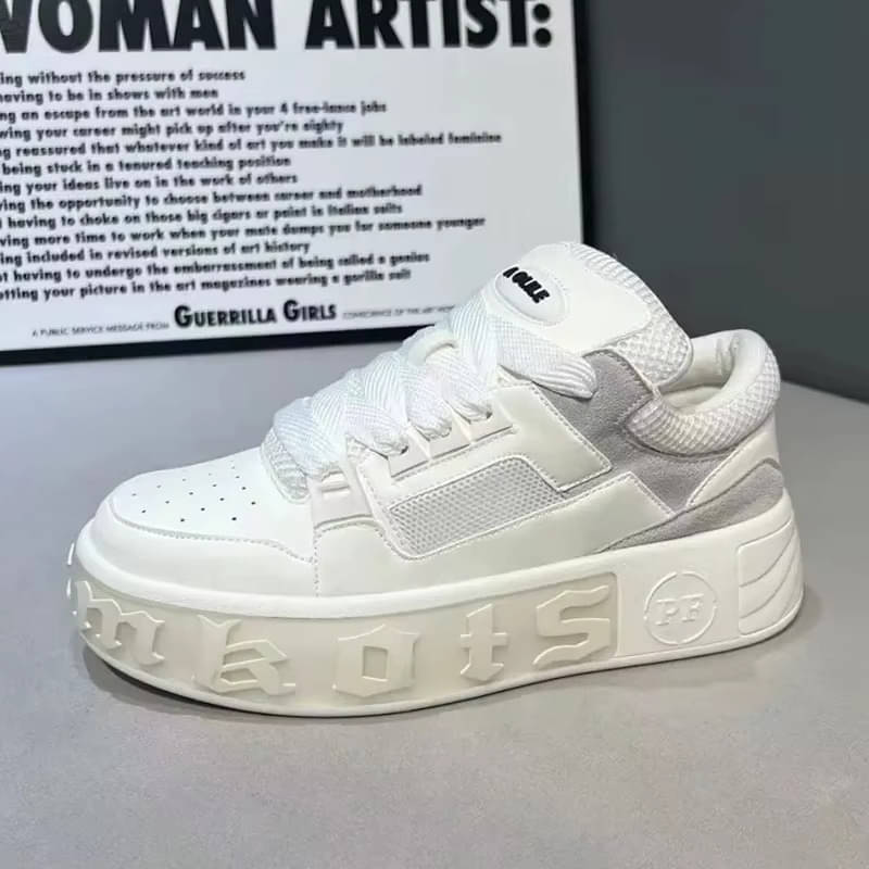     			Akiko Strider Edge White Men's Sneakers