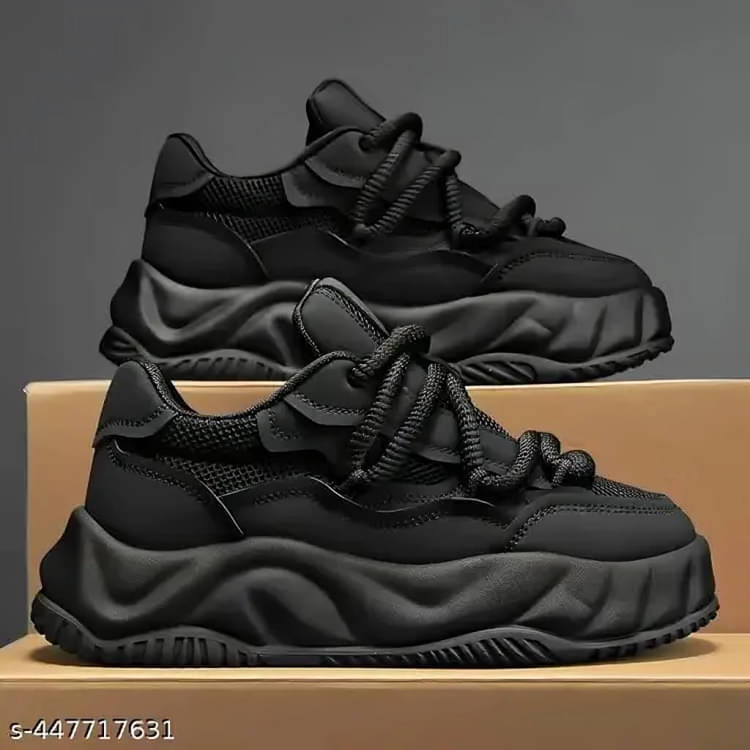     			Akiko VIDESTEP Black Men's Sneakers