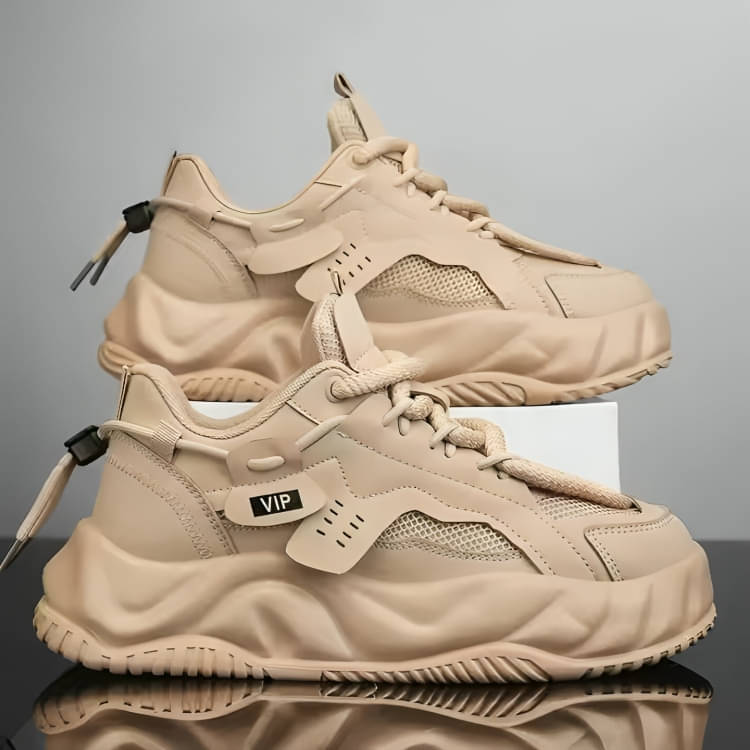     			Akiko VIP Beige Men's Sneakers