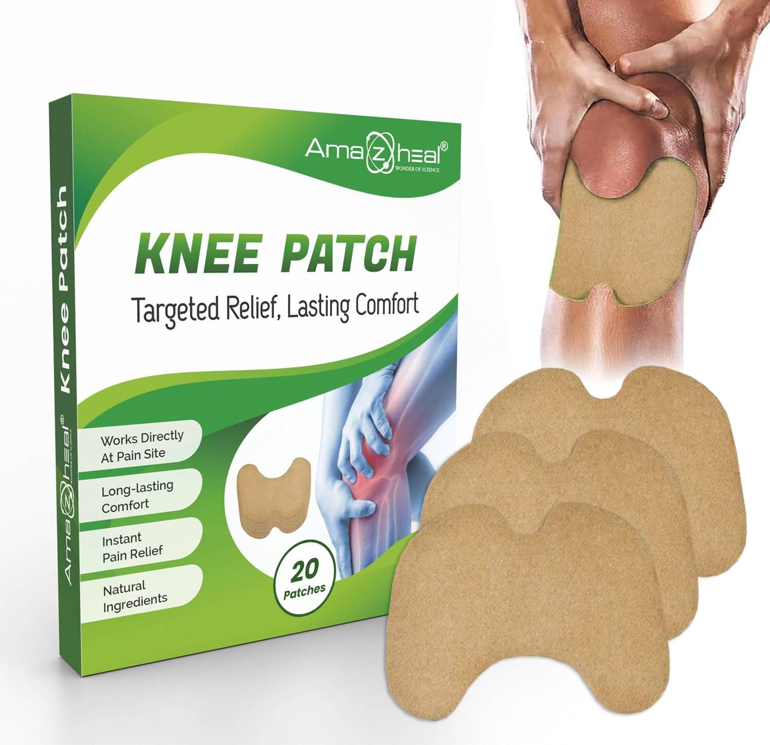 Amazheal Knee Pain Relief Cool Pads ( Pack of 1 )     			Amazheal Knee Pain Relief Cool Pads ( Pack of 1 )