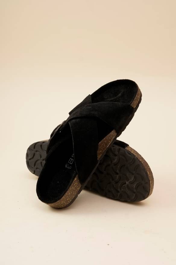     			Big Fox Black Women's Flats