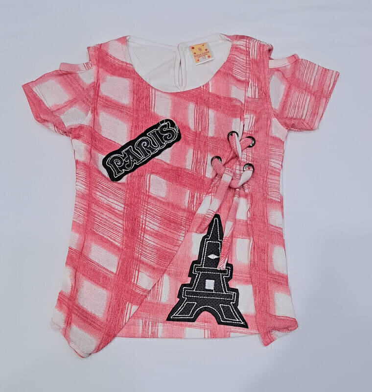     			Bublee Dublee Pack of 1 Girls Cotton Blend Top ( Pink )