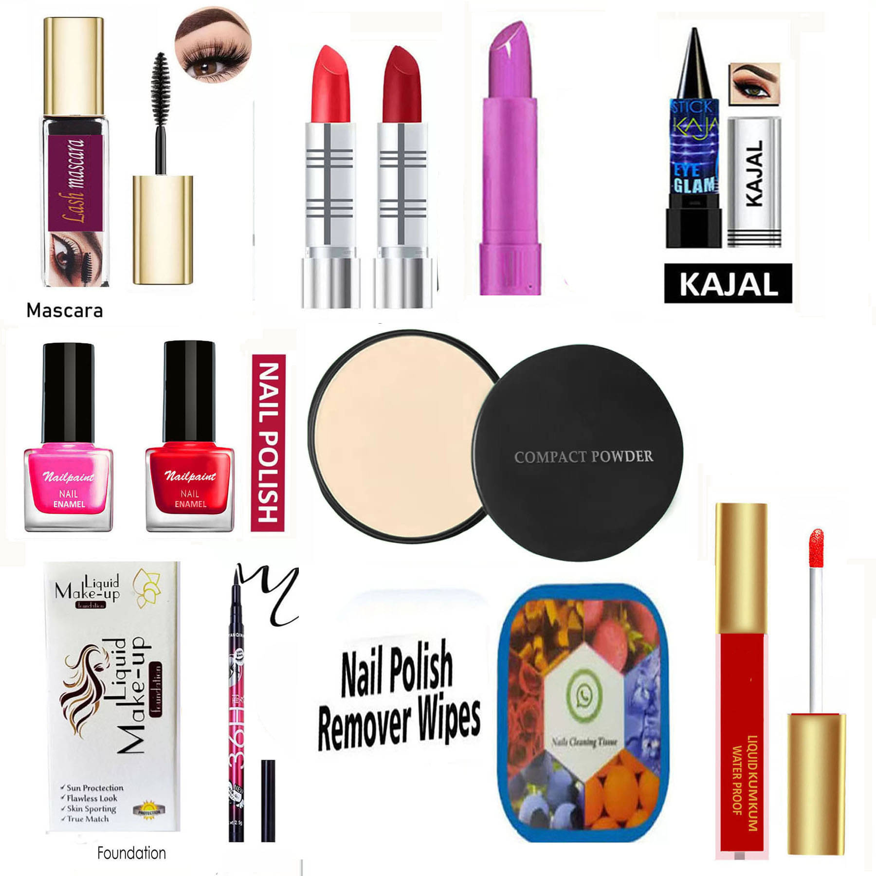     			Club 16 Makeup Kit ( 12 )