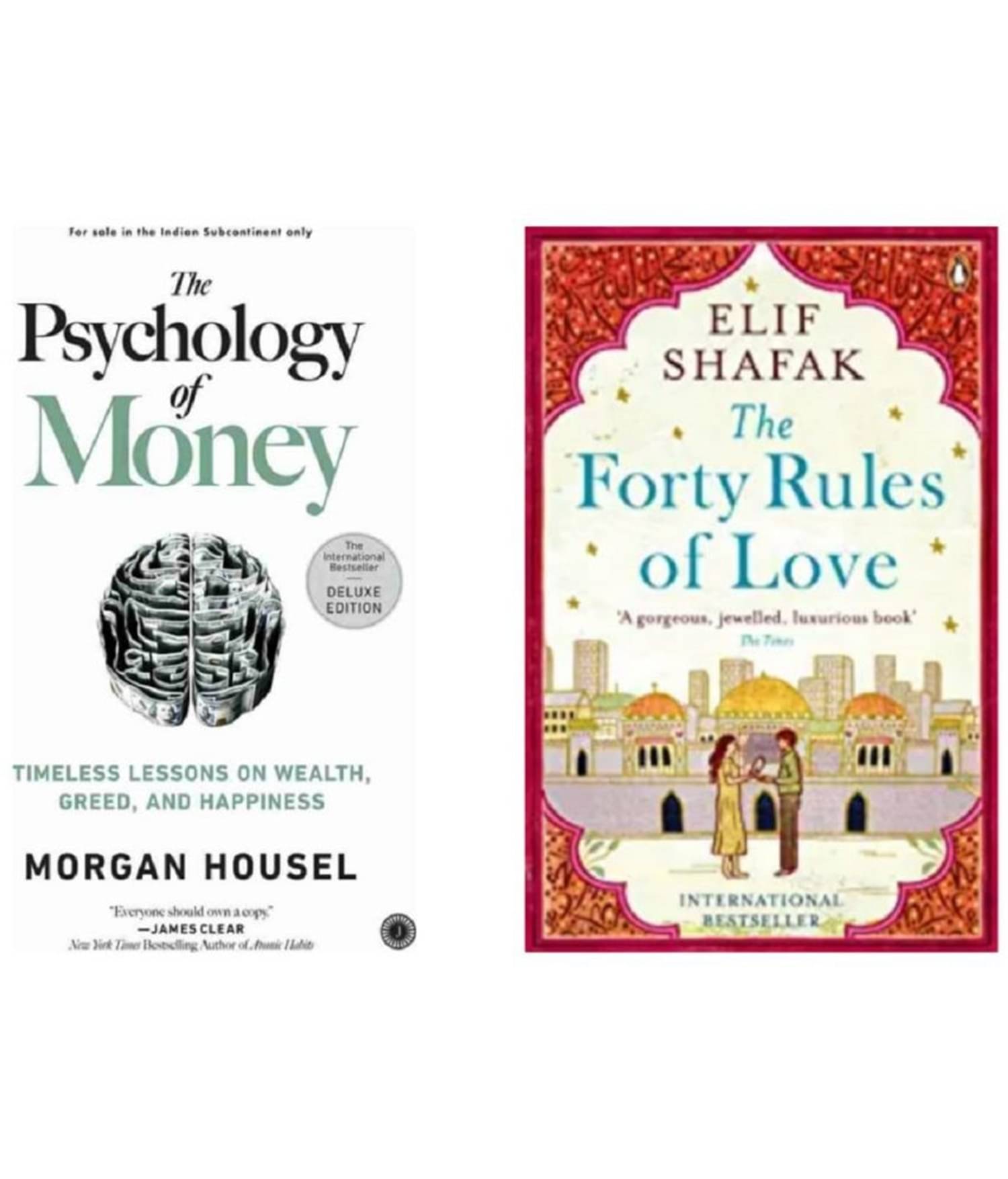 ( Combo Of 2 Pack ) The Psychology of Money & The Forty Rules Of Love - Paperback By ( Mogran Housel & Elif Shafak ) ( Combo Of 2 Pack ) The Psychology of Money & The Forty Rules Of Love - Paperback By ( Mogran Housel & Elif Shafak )