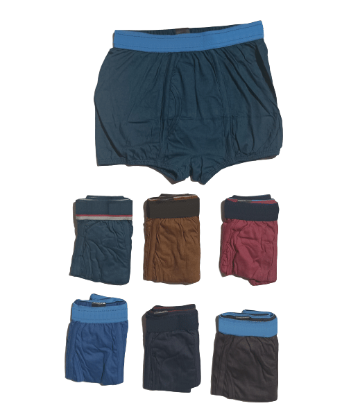 D1 DIFFERENT ONE Pack of 6 Cotton Trunks For Men's ( Multicolor )     			D1 DIFFERENT ONE Pack of 6 Cotton Trunks For Men's ( Multicolor )