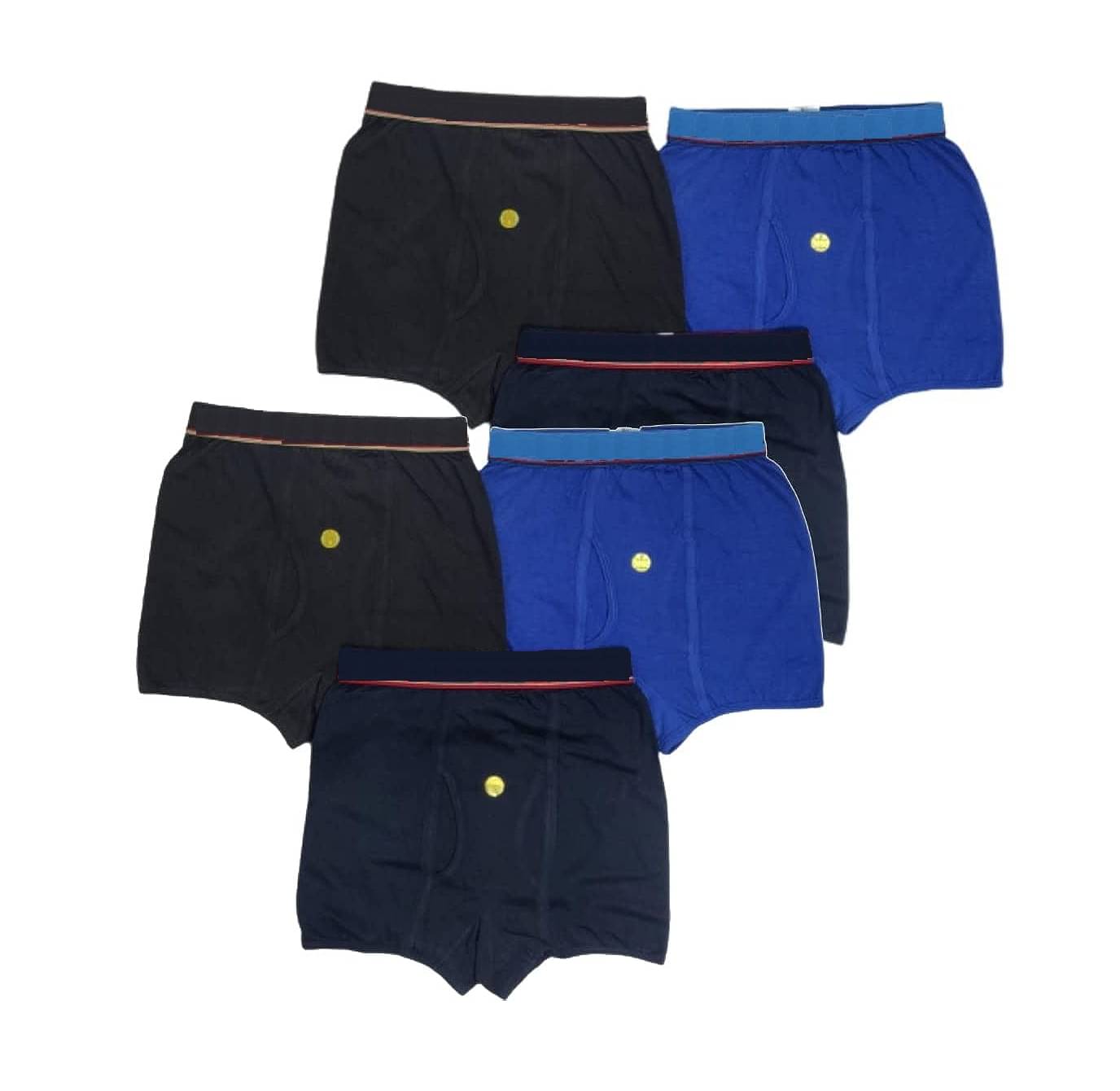     			D1 DIFFERENT ONE Pack of 6 Cotton Trunks For Men's ( Multicolor )