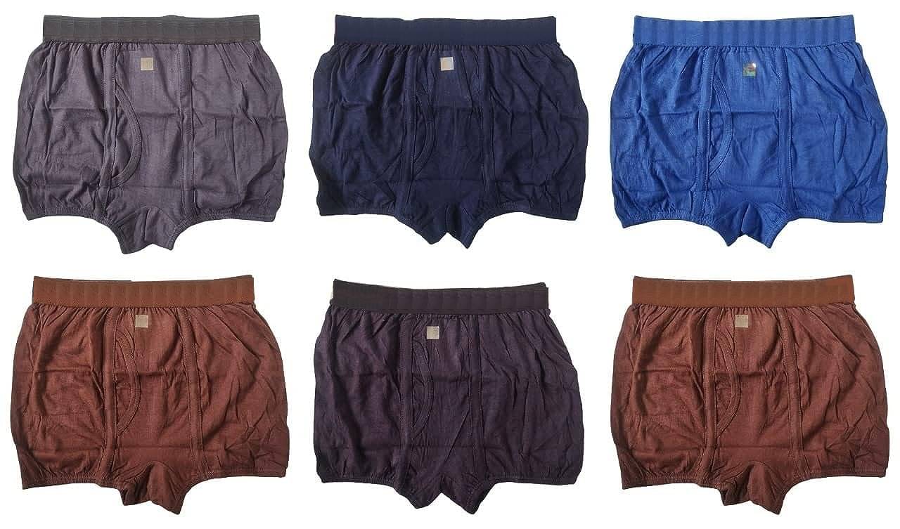D1 DIFFERENT ONE Pack of 6 Cotton Trunks For Men's ( Multicolor )     			D1 DIFFERENT ONE Pack of 6 Cotton Trunks For Men's ( Multicolor )