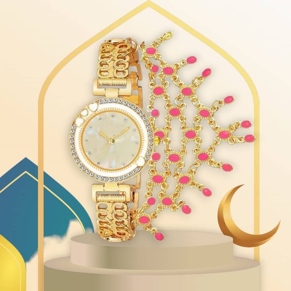     			DECLASSE Gold Metal Analog Womens Watch