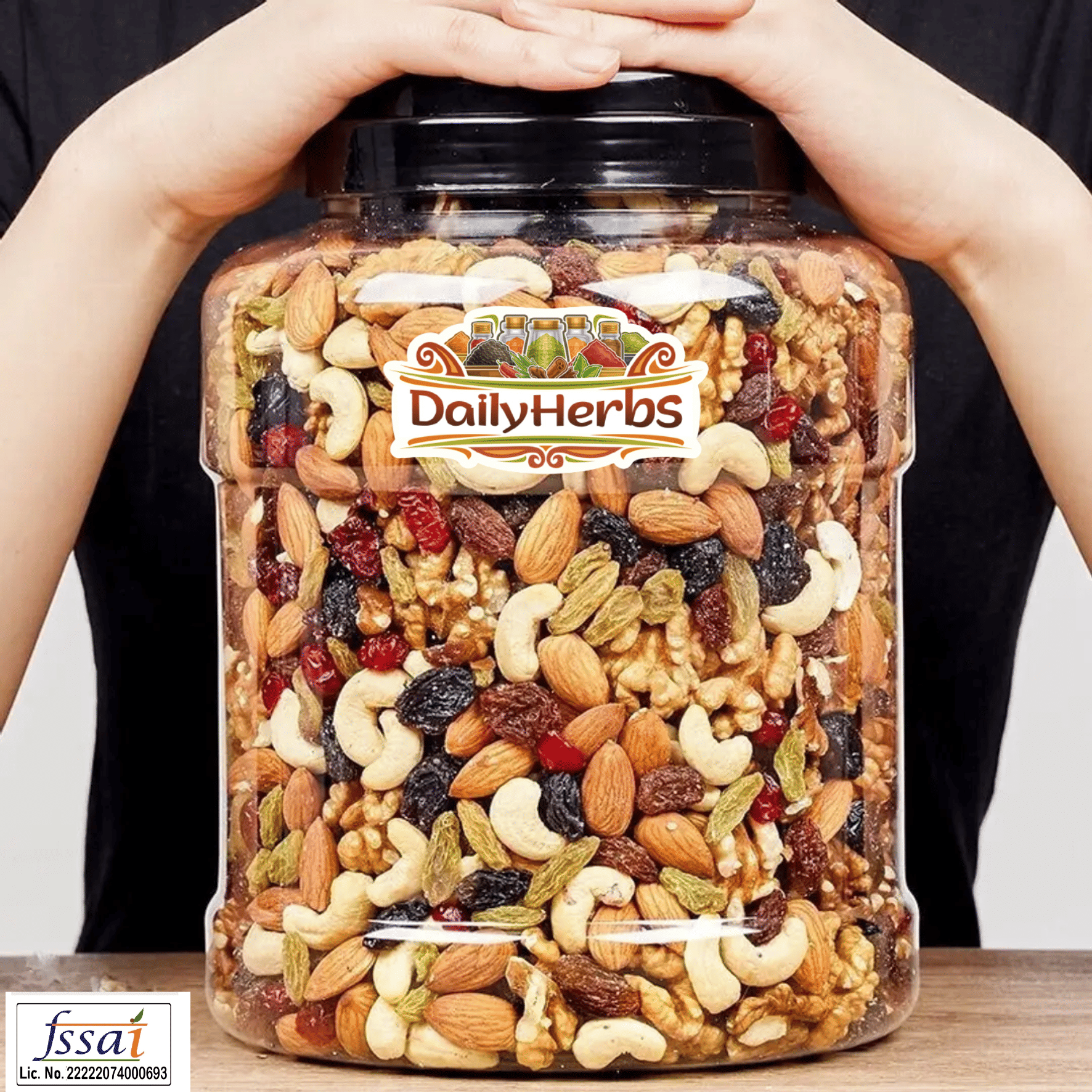 DailyHerbs Mixed Nuts 500gm     			DailyHerbs Mixed Nuts 500gm