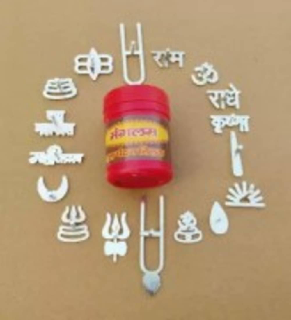    			DvR ClicK Tilak Stamp Forehead With Chandan ( Pack of 18 )