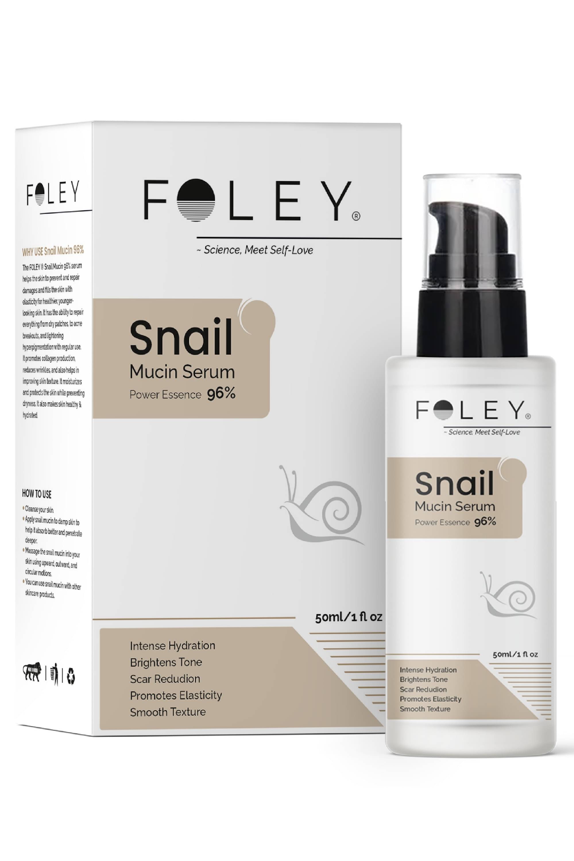 FOLEY Face Serum Snail Mucin Skin Inflammation Removal For All Skin Type ( Pack of 1 ) FOLEY Face Serum Snail Mucin Skin Inflammation Removal For All Skin Type ( Pack of 1 )