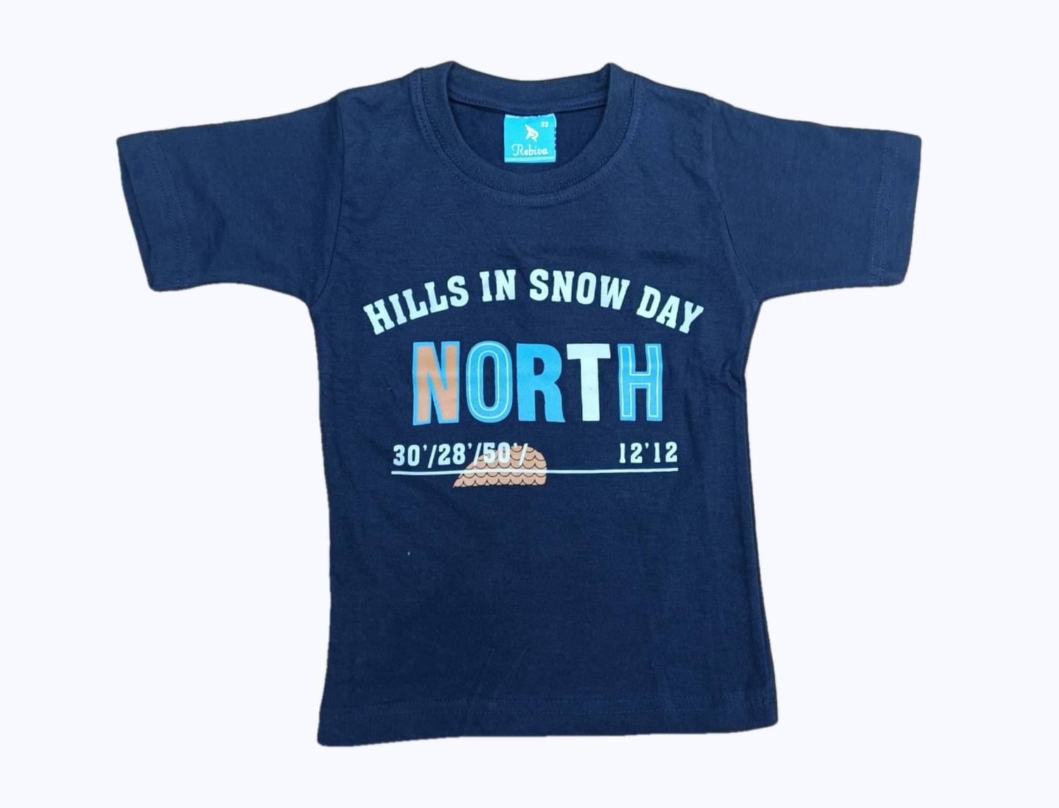     			GTwo Pack of 1 Boys Cotton Blend T-Shirt ( Navy Blue )